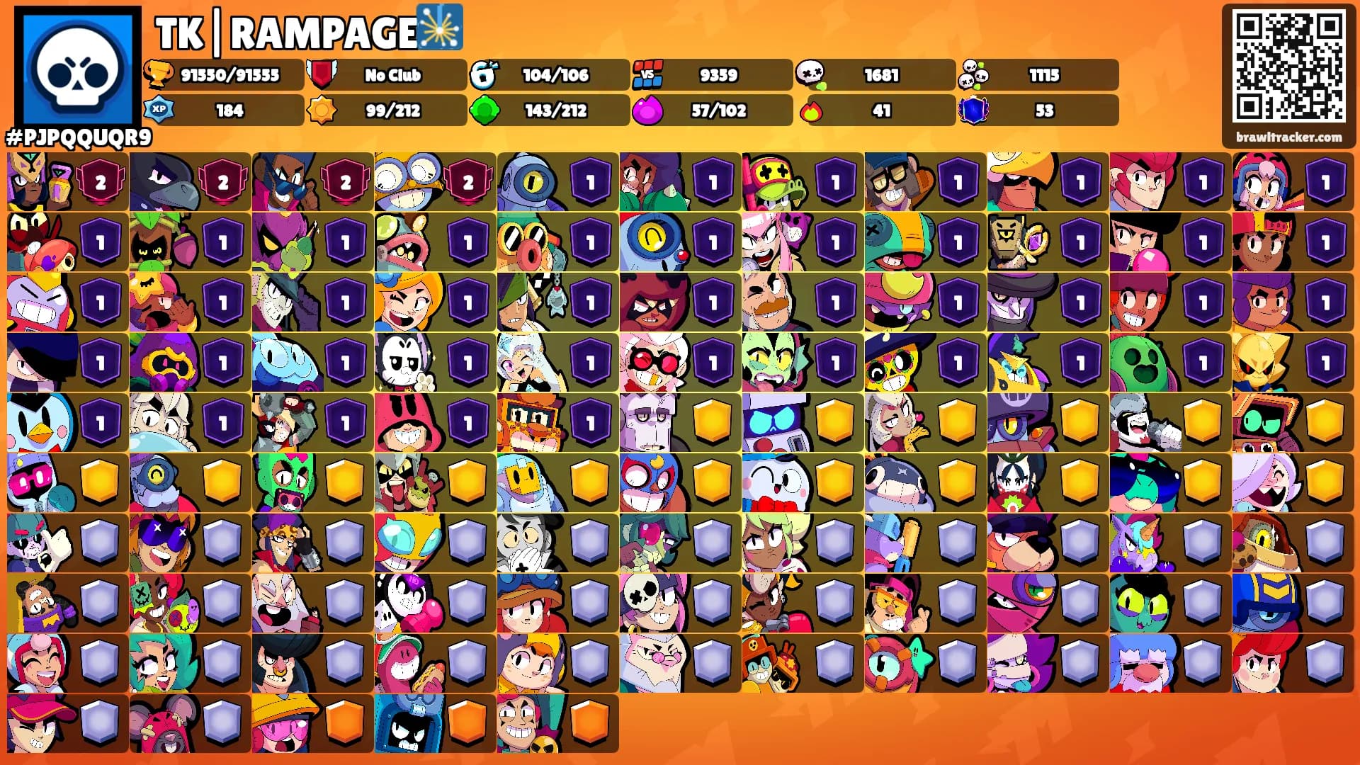 TK|RAMPAGE🎇's Ranks