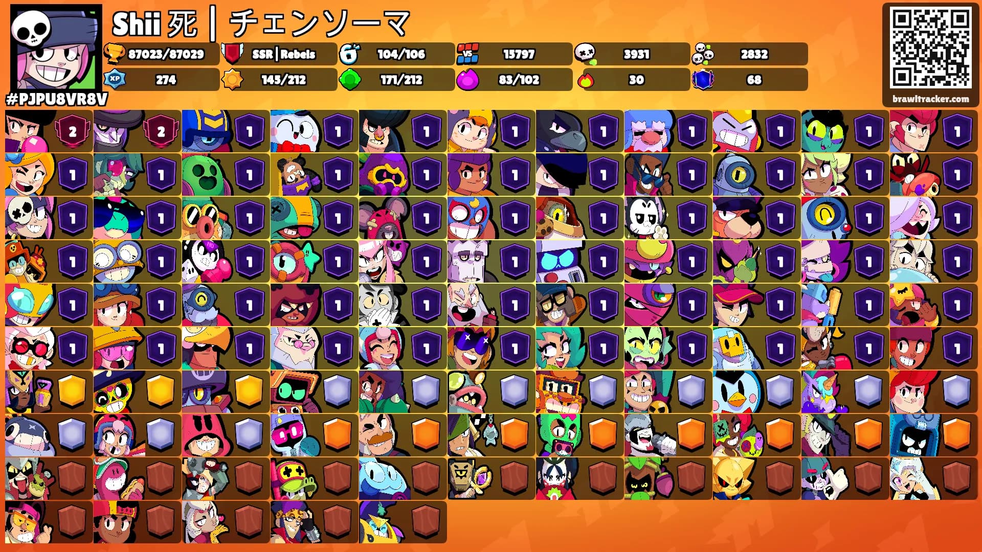 Shii 死 | チェンソーマ's Ranks