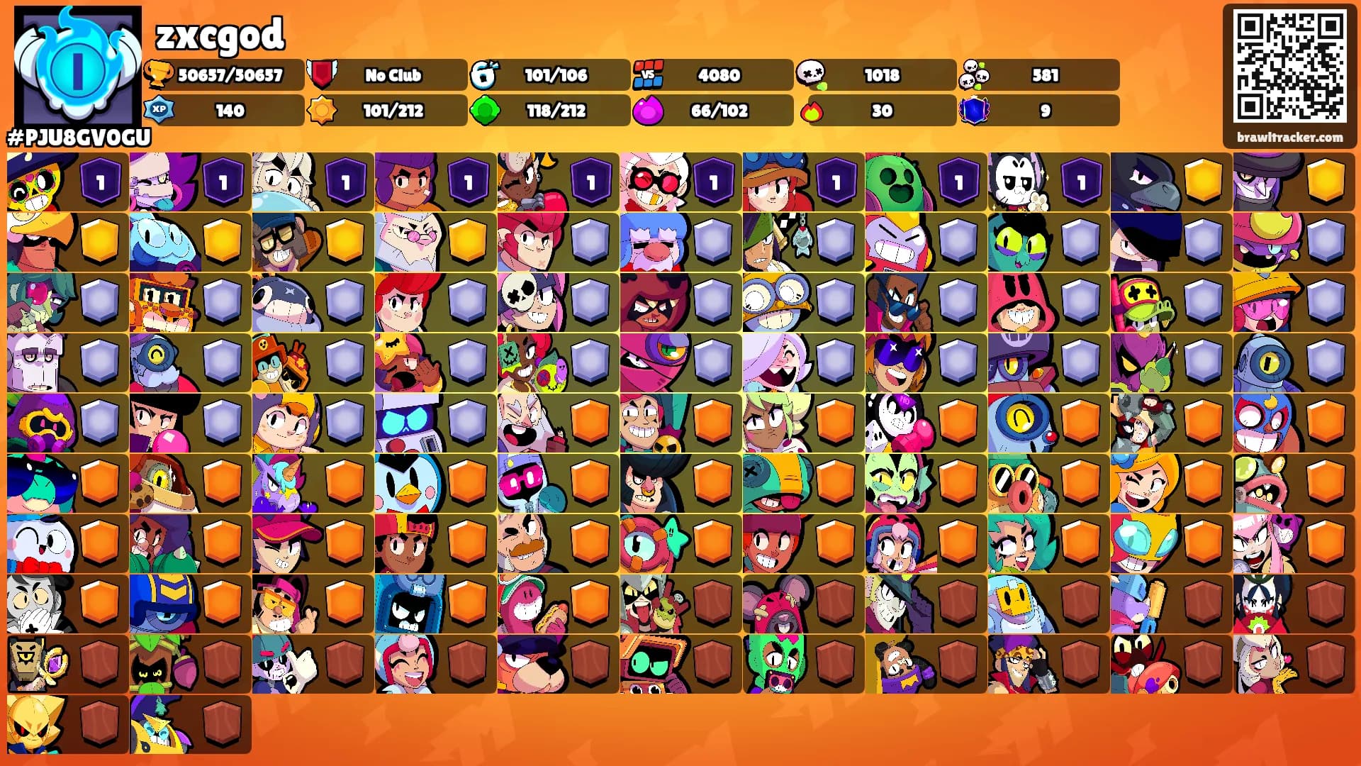 zxcgod's Ranks