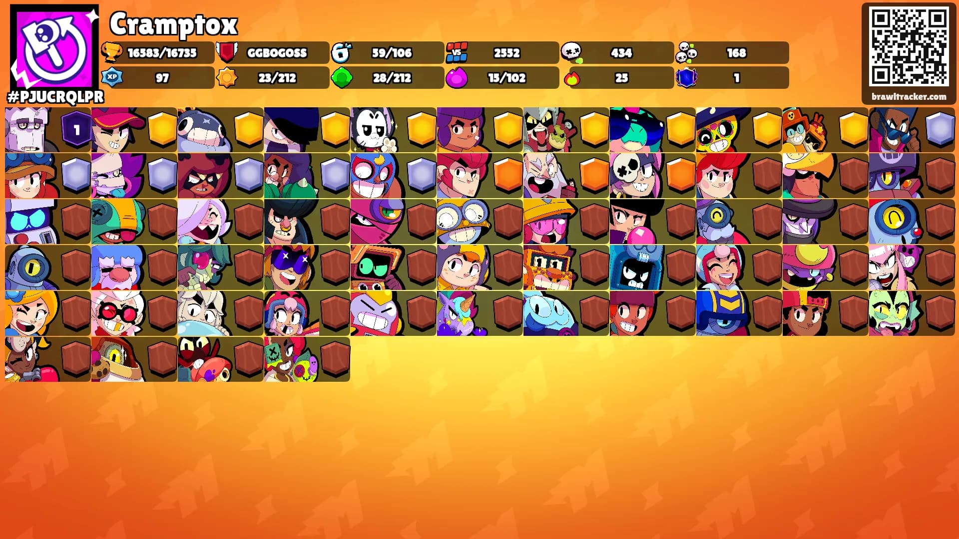 Cramptox's Ranks