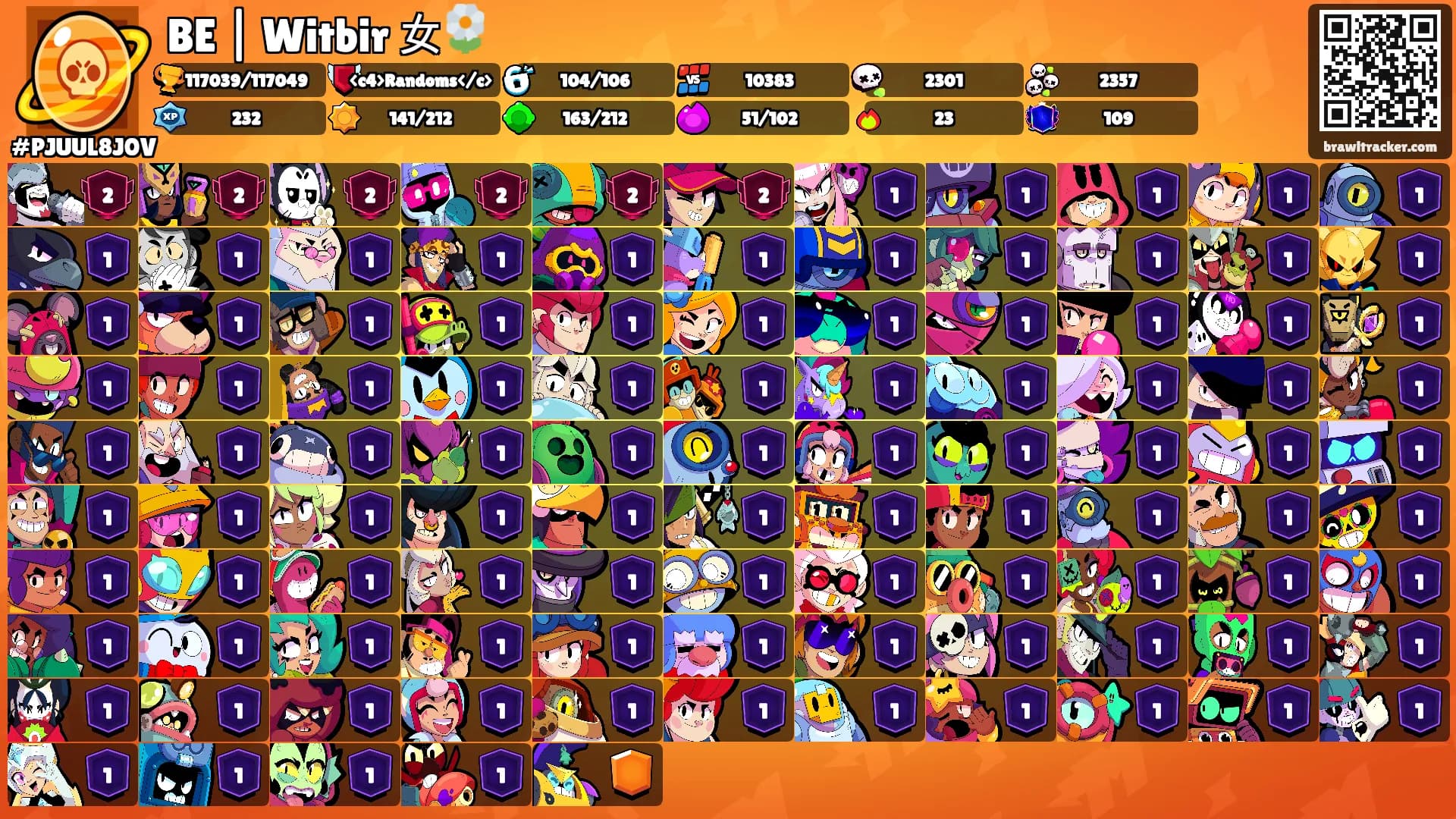 BE | Witbir 女🌼's Ranks
