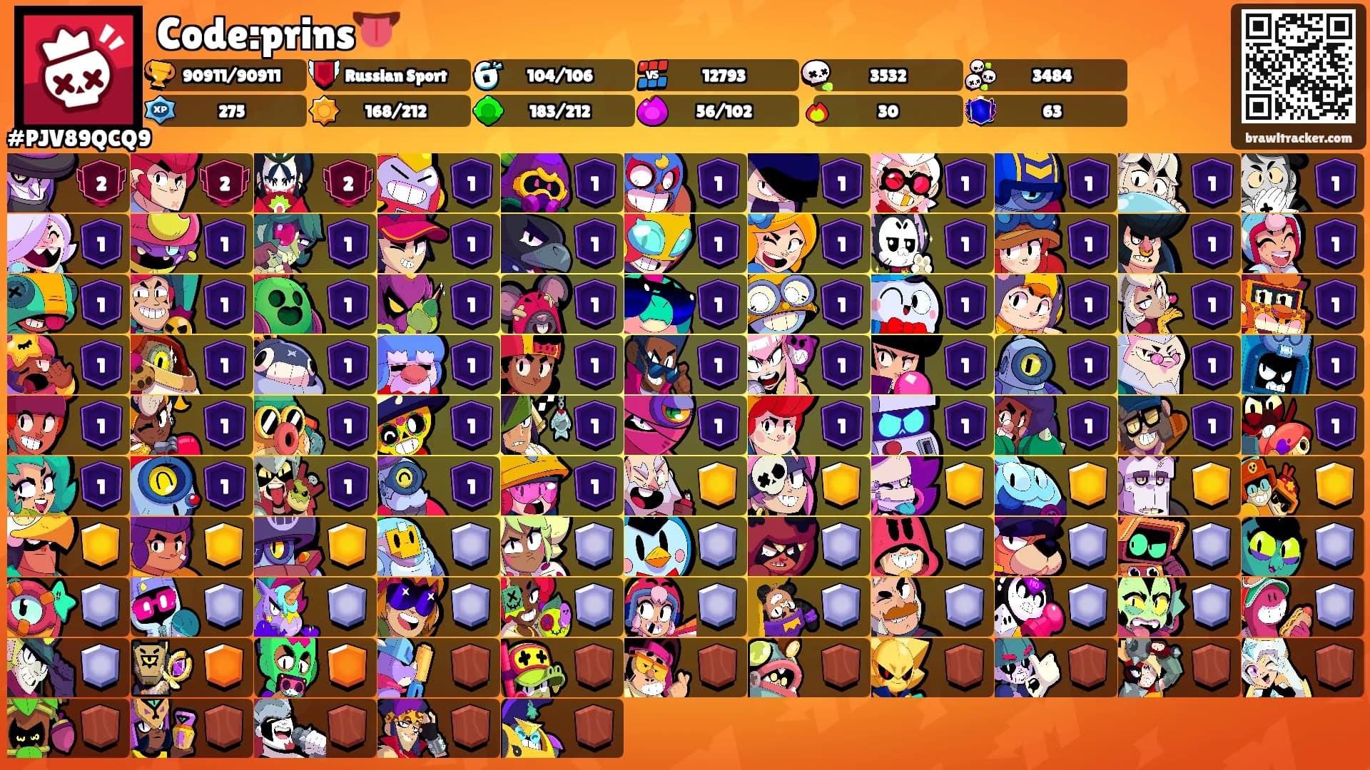 Code:prins👅's Ranks