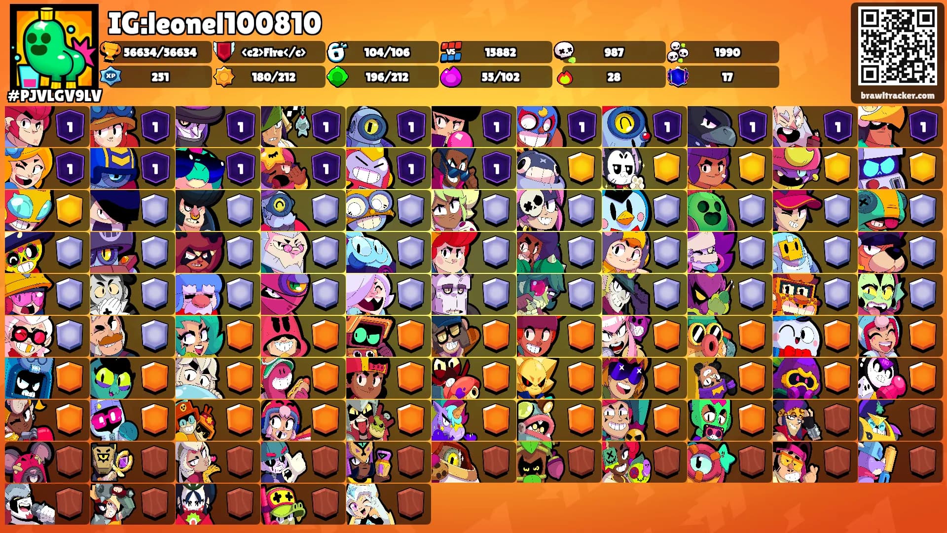 IG:leonel100810's Ranks