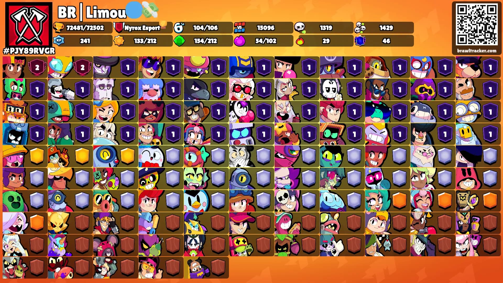BR|Limou🔵💸's Ranks