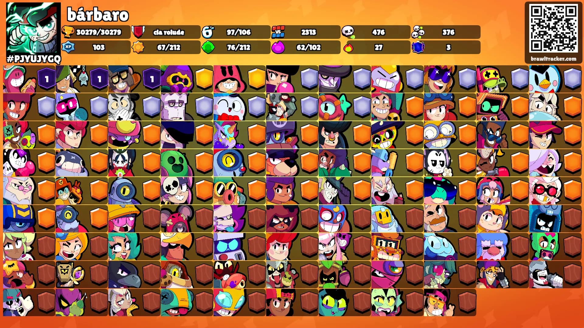 bárbaro's Ranks