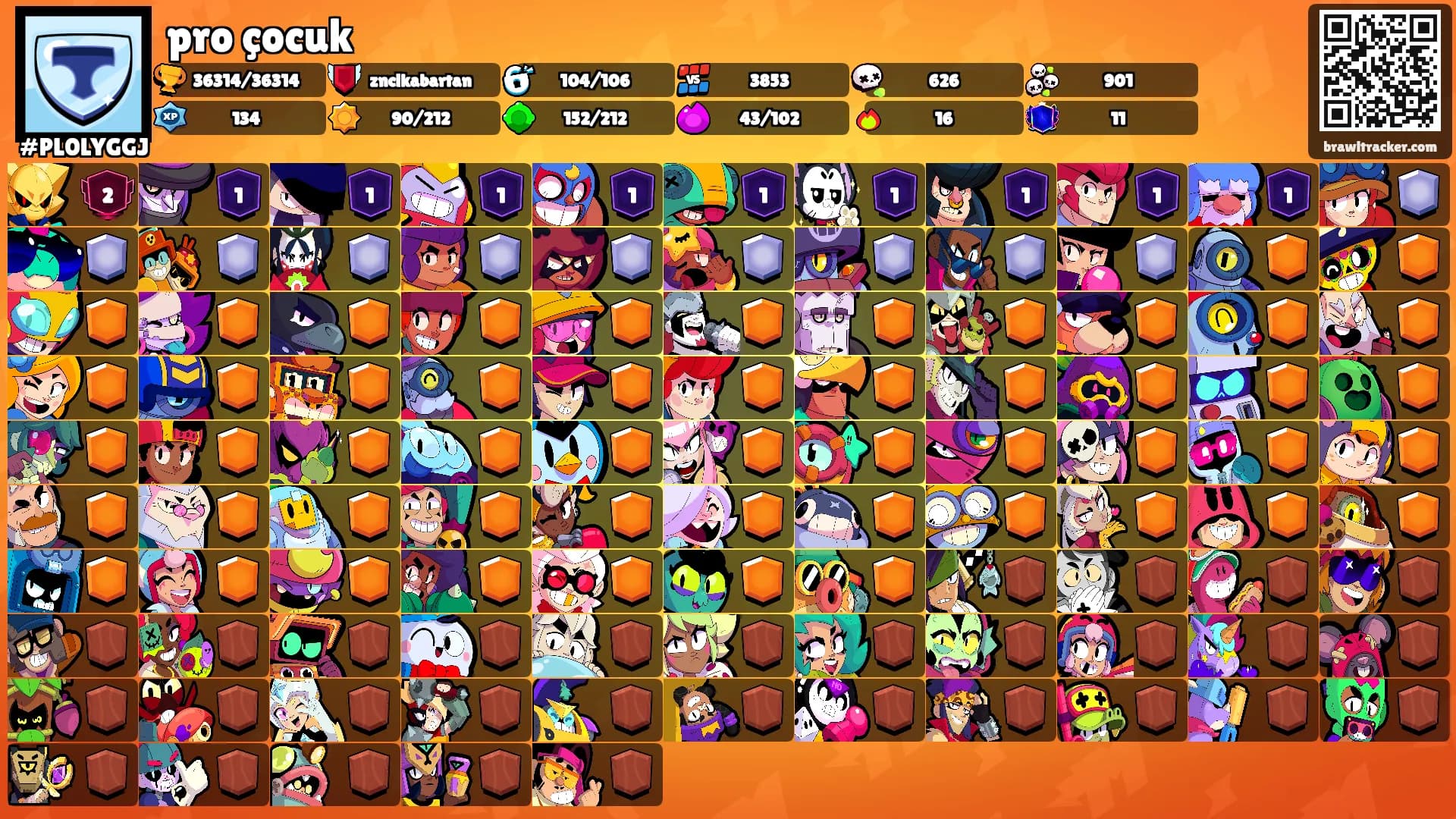 pro çocuk's Ranks