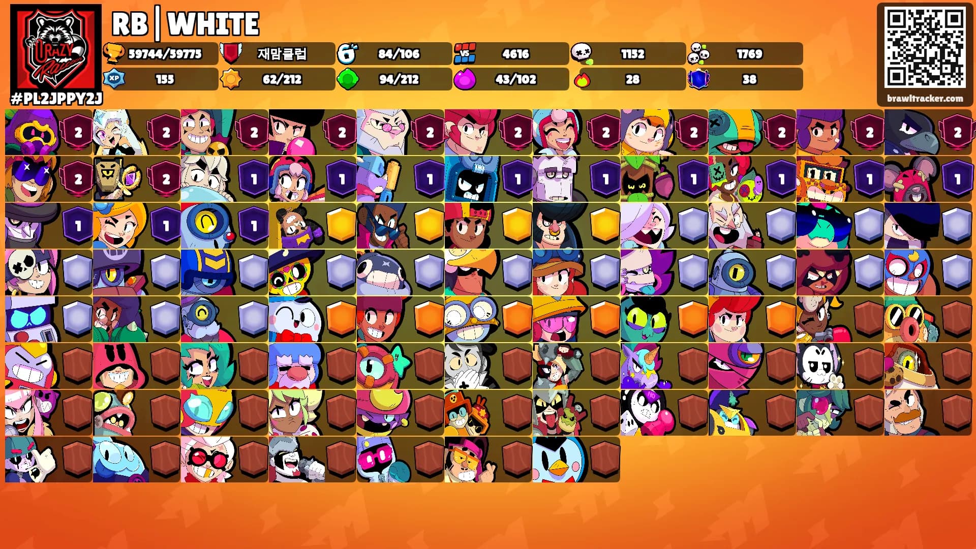 RB|WHITE's Ranks
