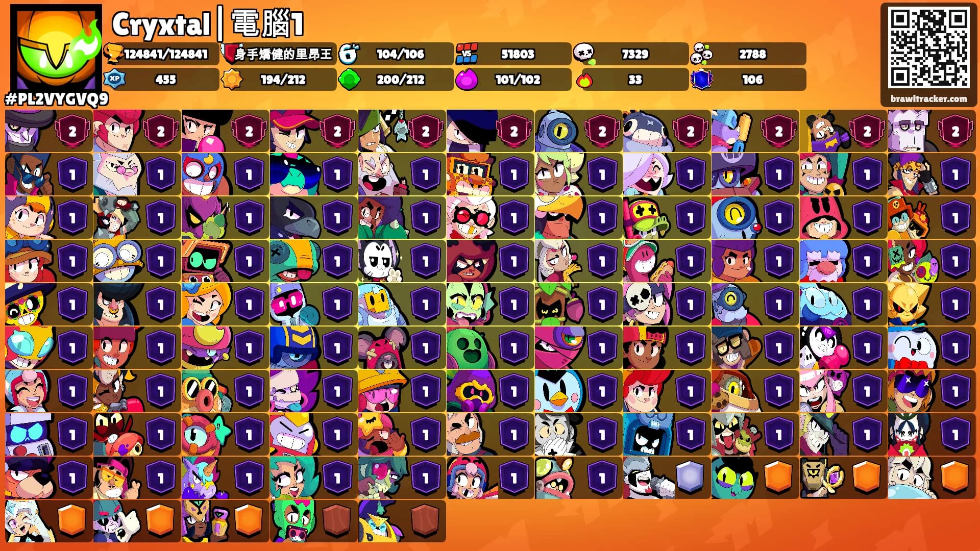 Cryxtal|電腦1's Ranks