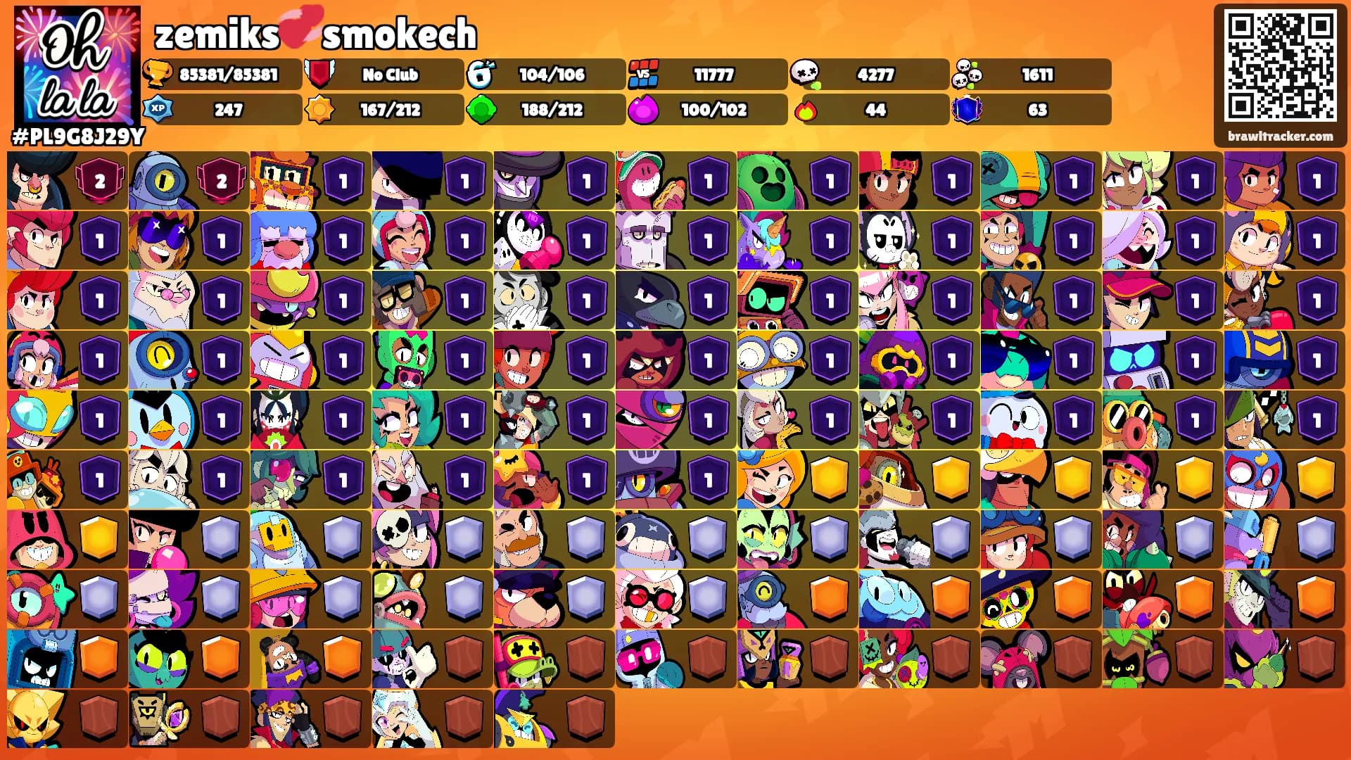 zemiks💞smokech's Ranks