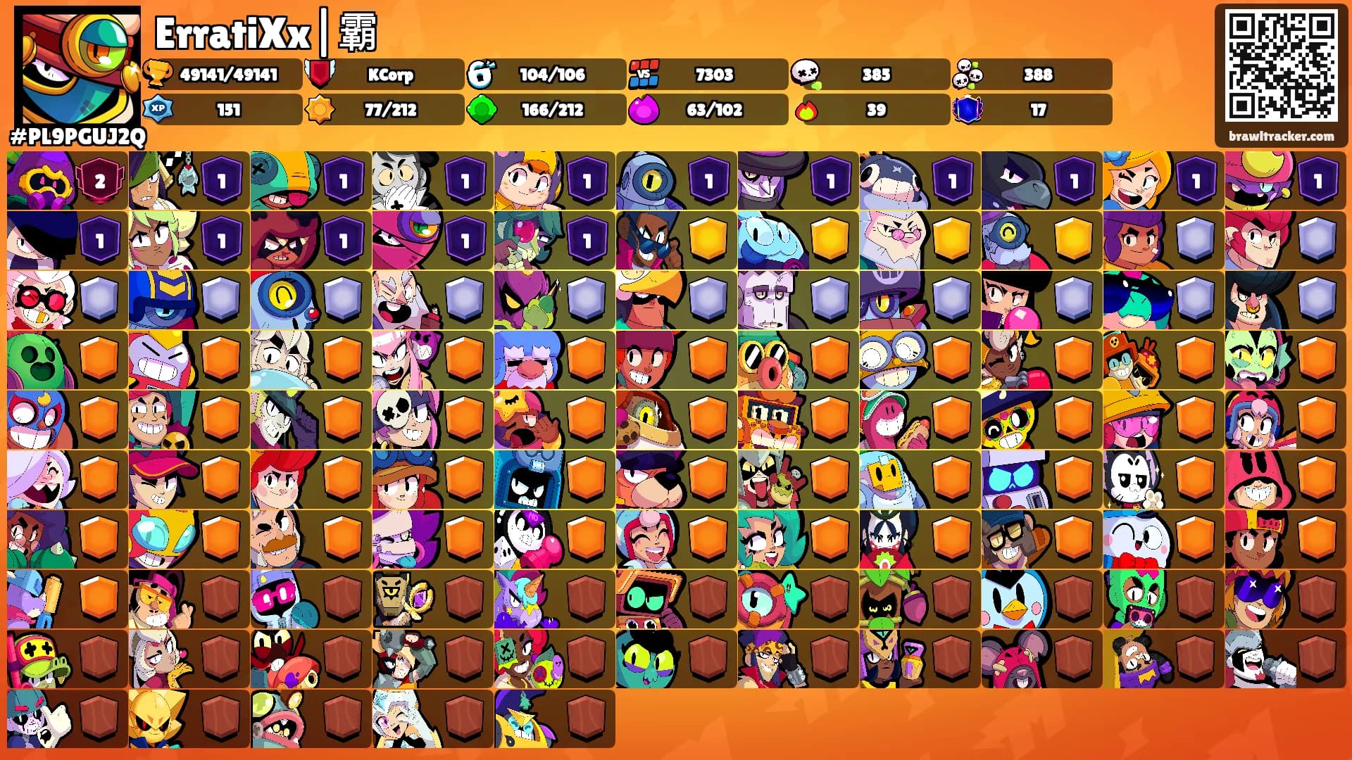 ErratiXx|霸's Ranks
