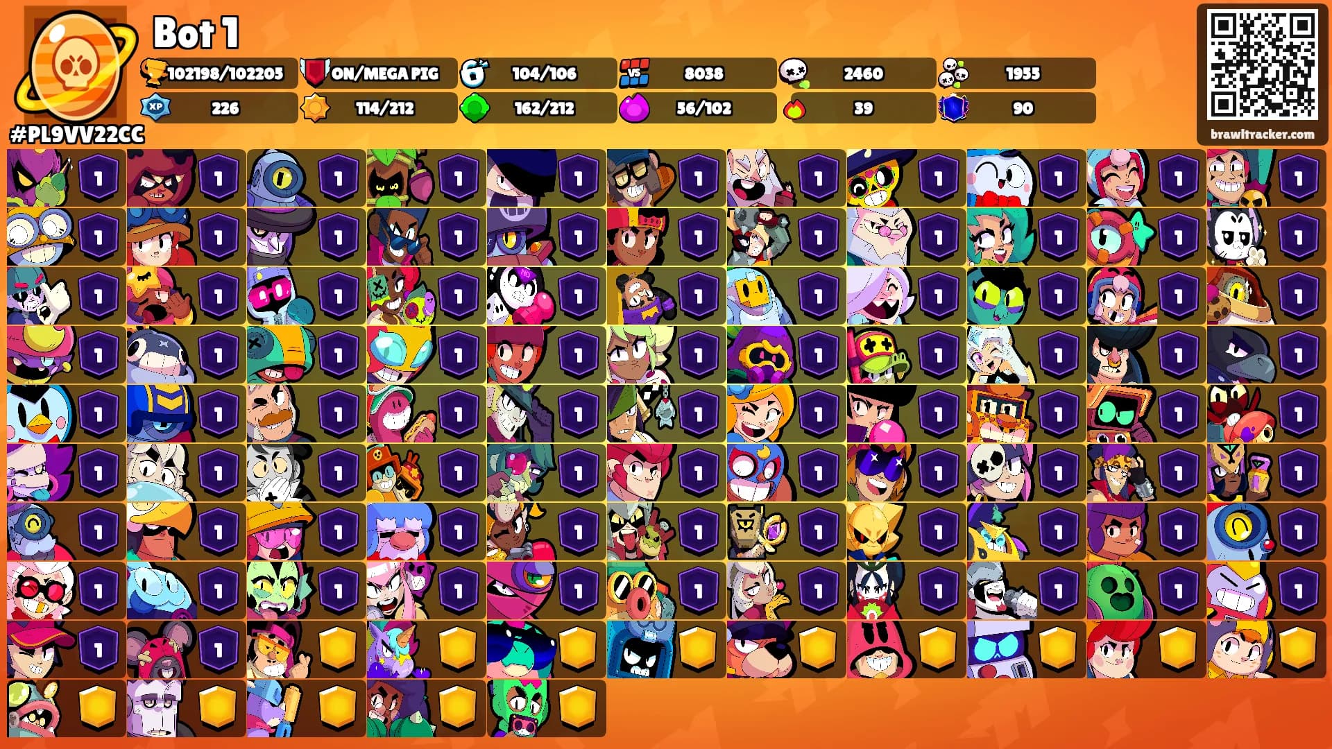Bot 1's Ranks