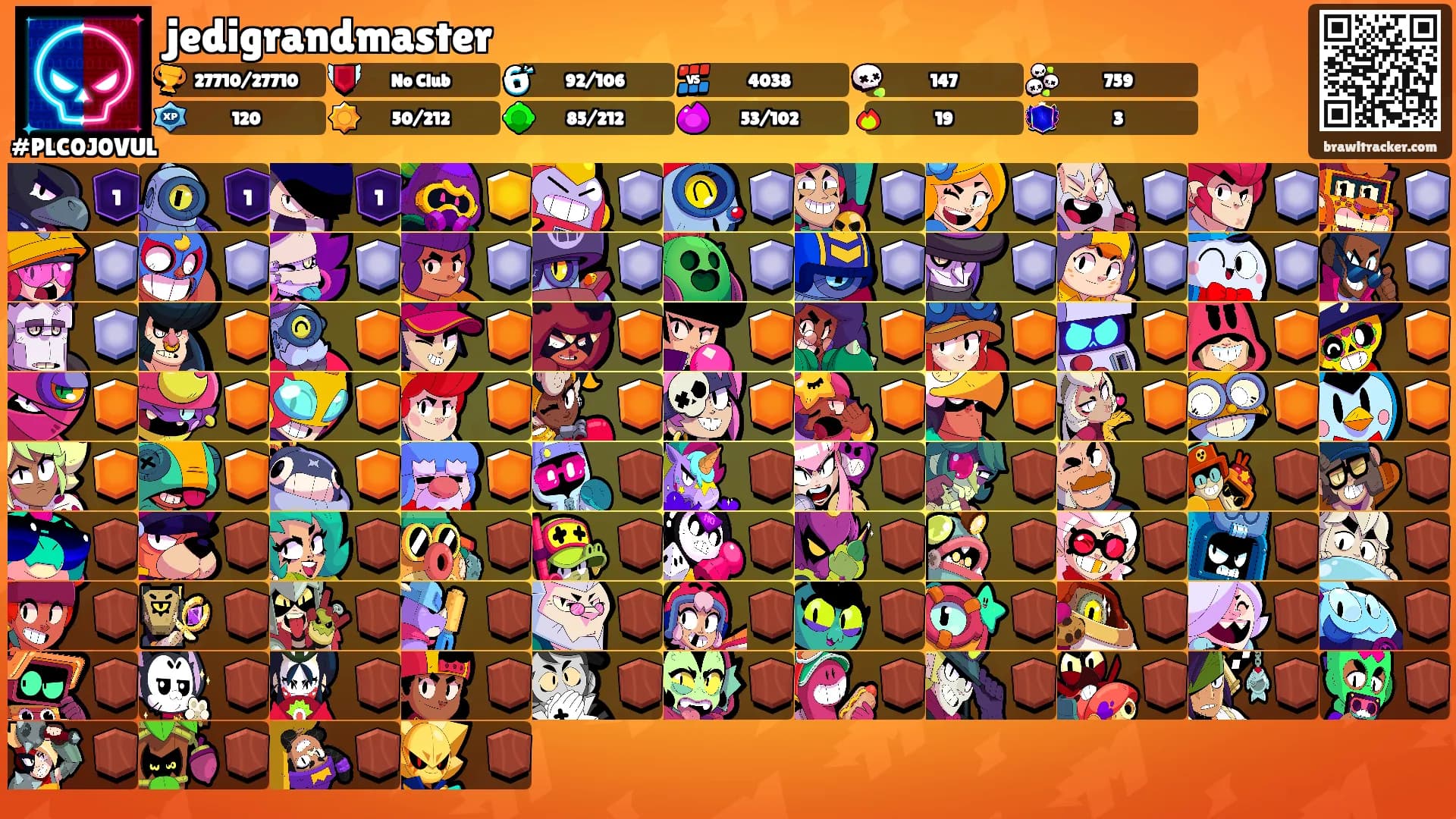 jedigrandmaster's Ranks