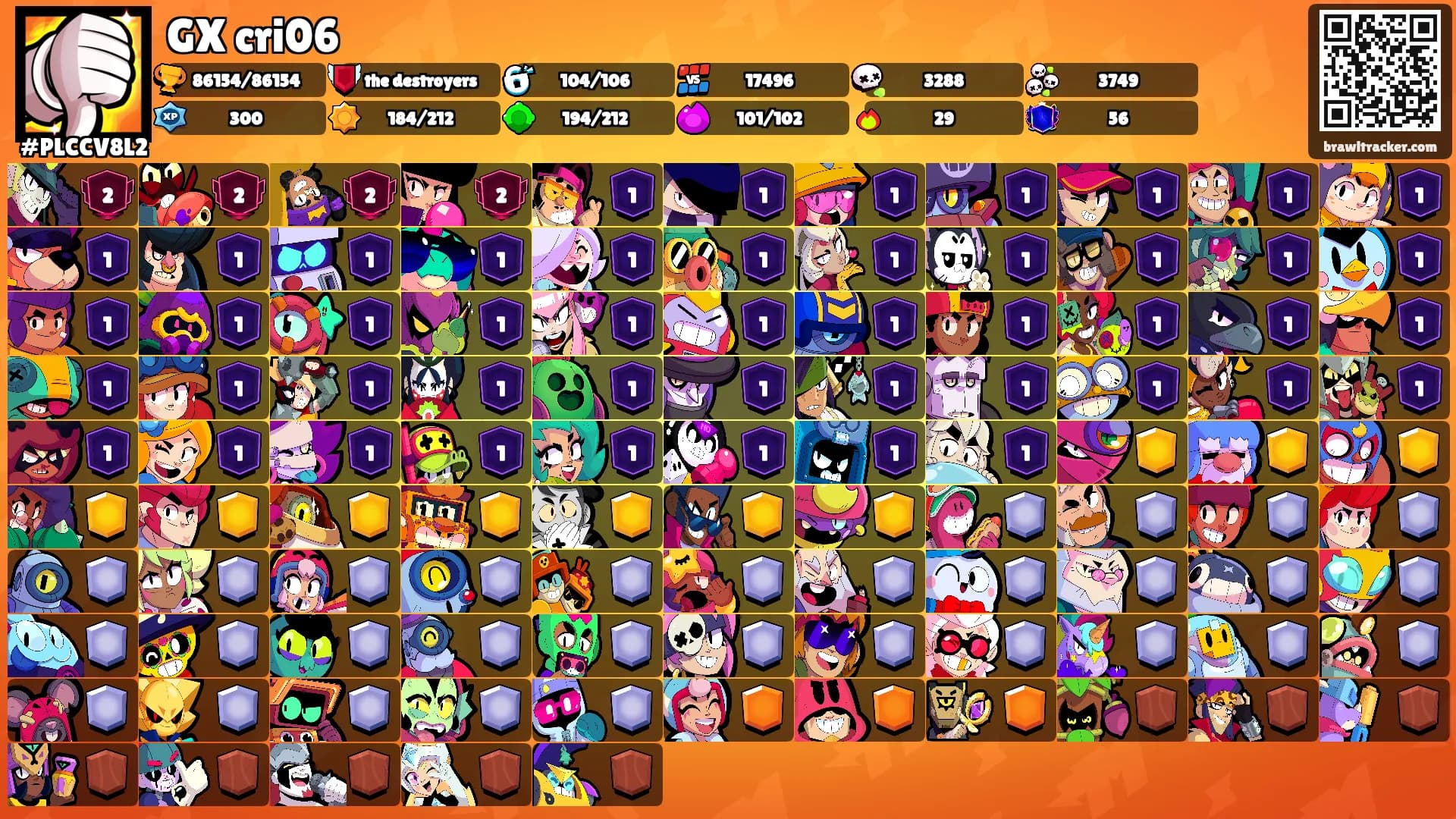 GX cri06's Ranks