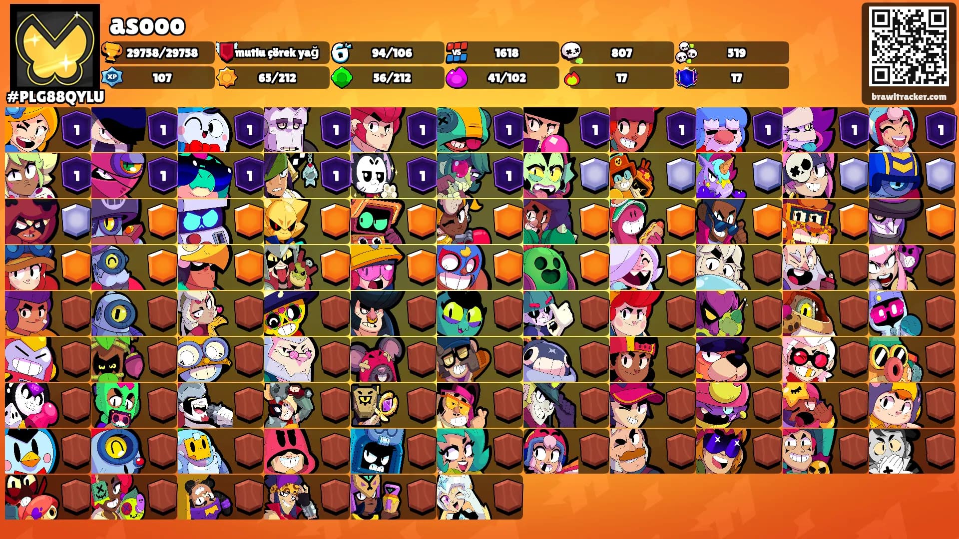 asooo's Ranks