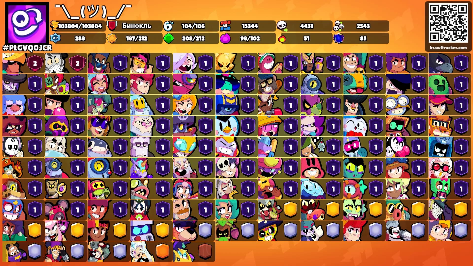 ¯\_(ツ)_/¯'s Ranks