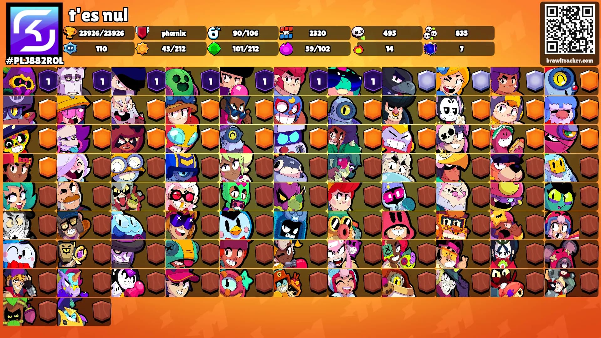 t'es nul's Ranks