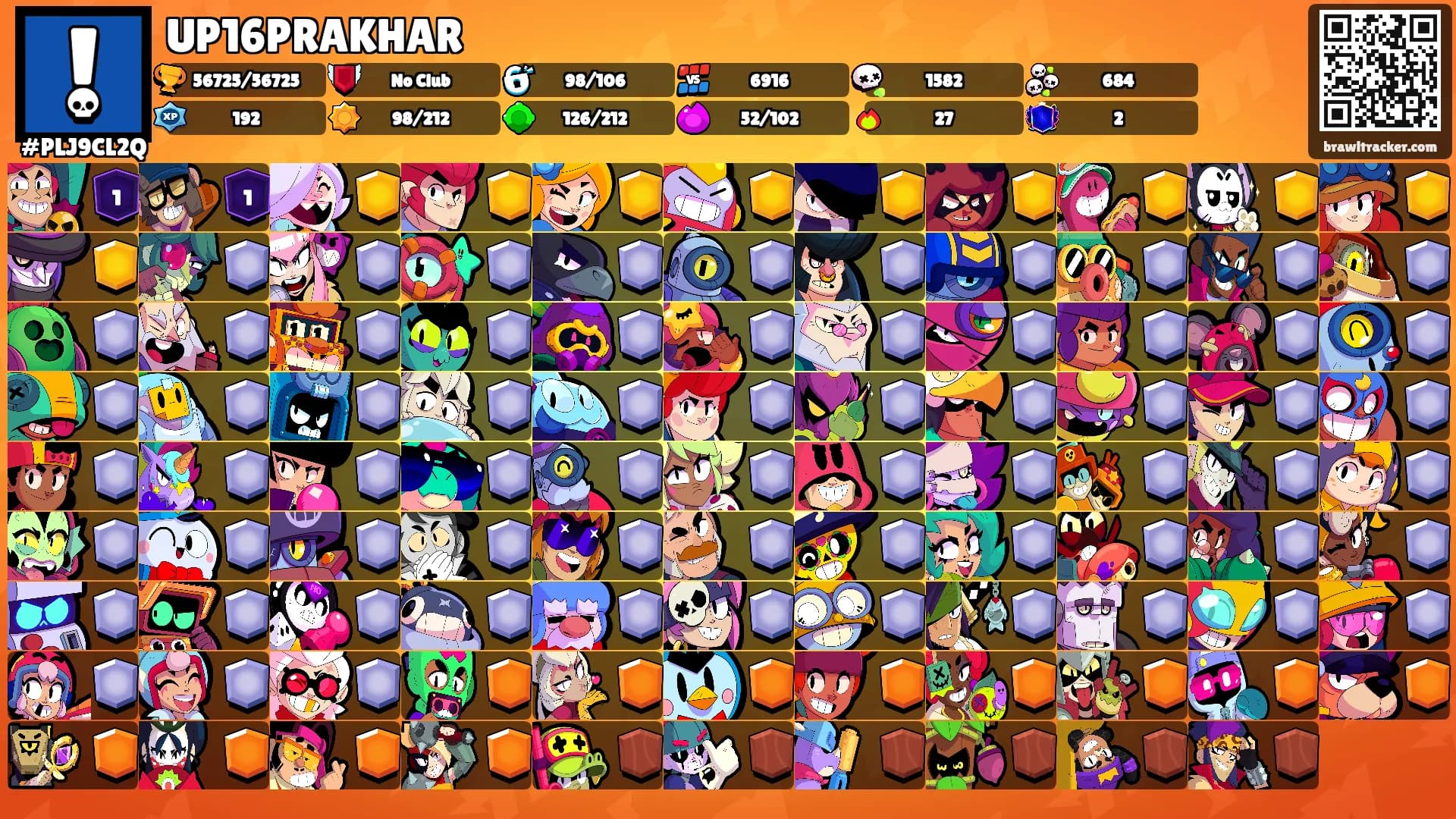 UP16PRAKHAR's Ranks