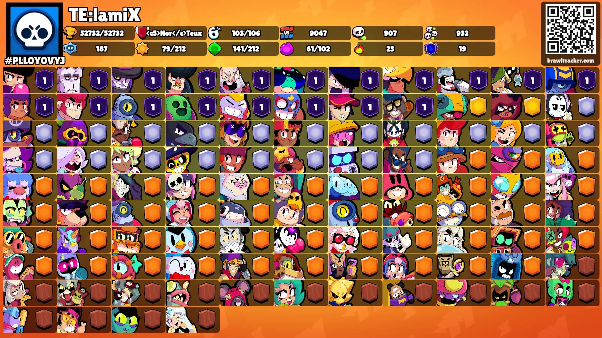 TE:lamiX's Ranks