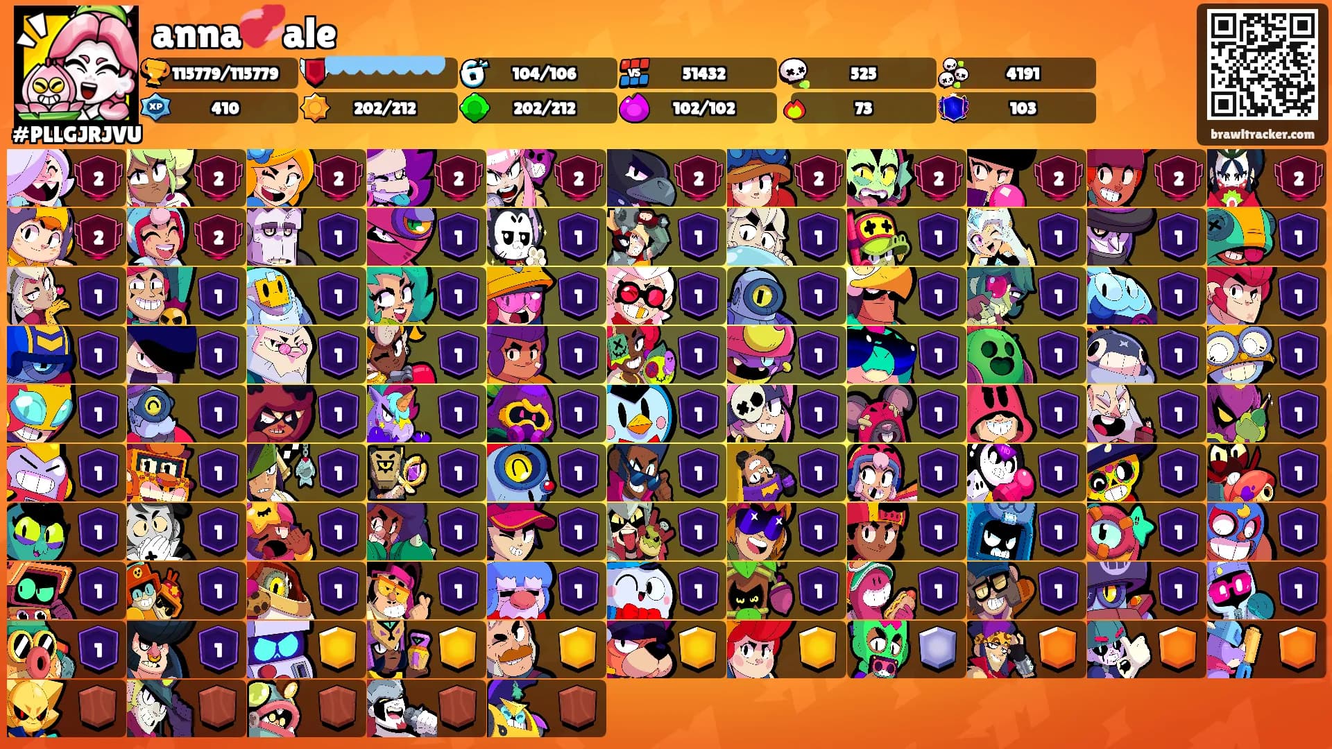 anna💞ale's Ranks