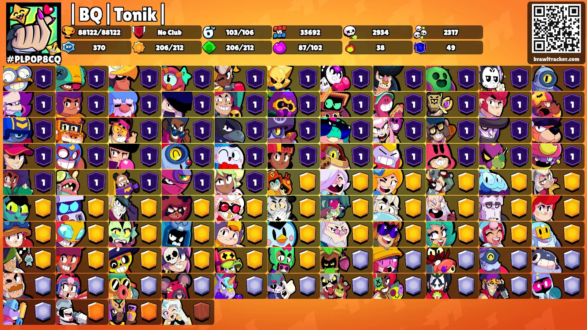 |BQ|Tonik|'s Ranks