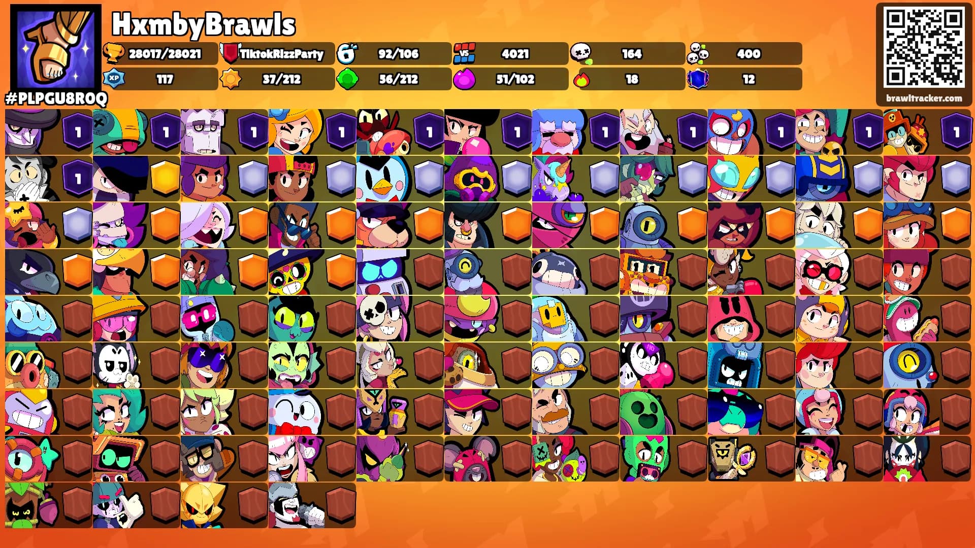 HxmbyBrawls's Ranks