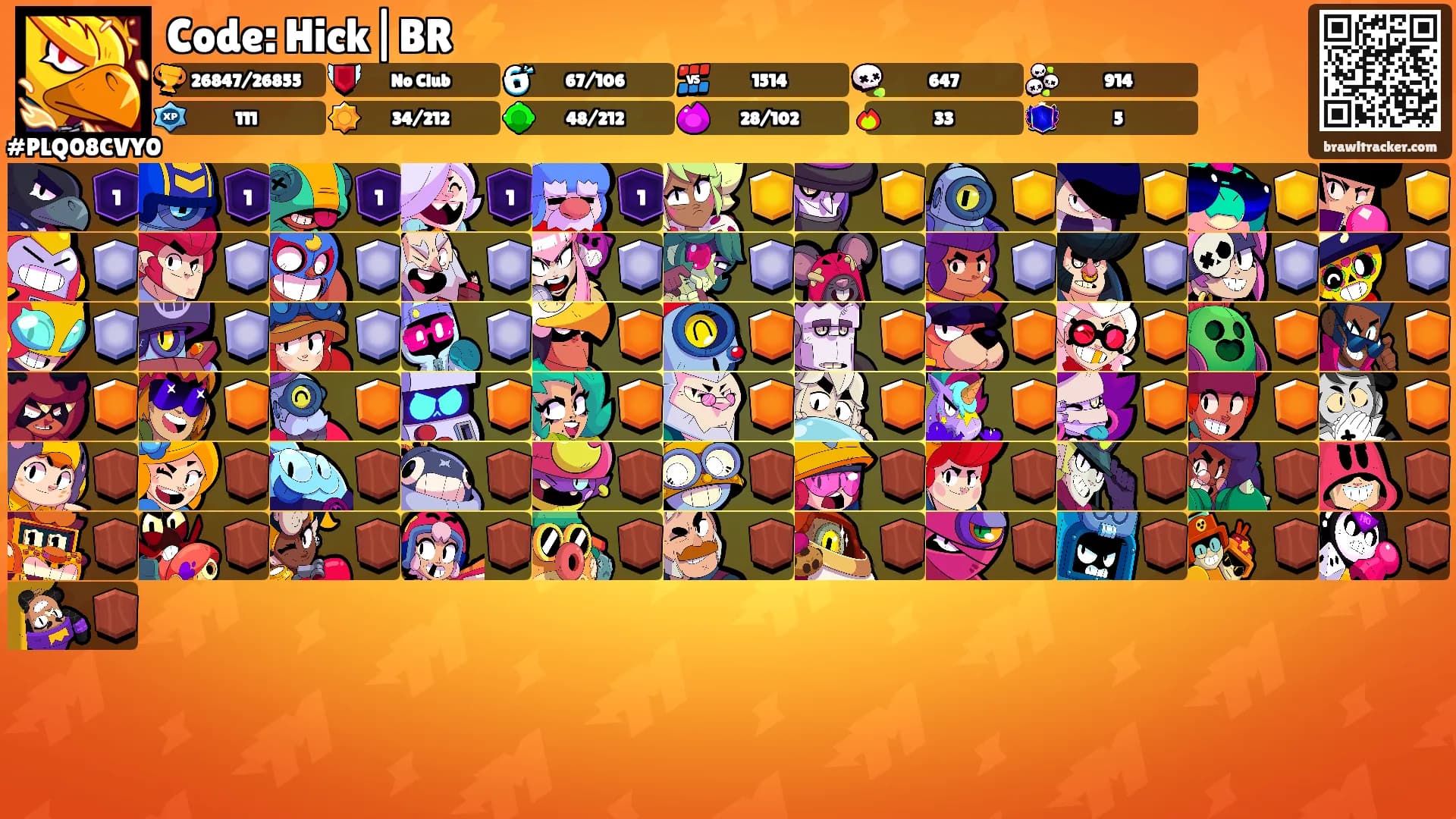 Code: Hick|BR ⚡'s Ranks