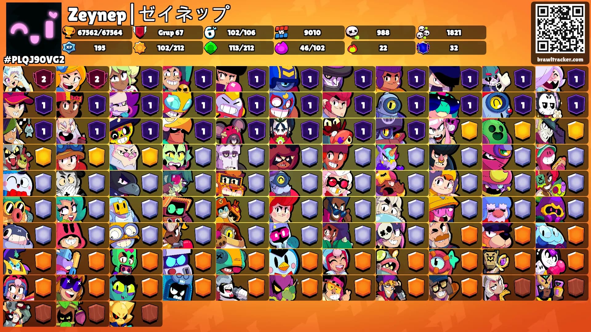 Zeynep|ゼイネップ's Ranks