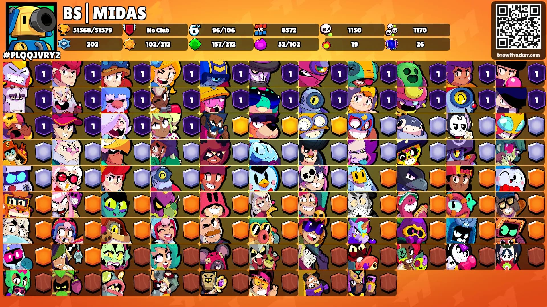 BS|MIDAS⚡'s Ranks