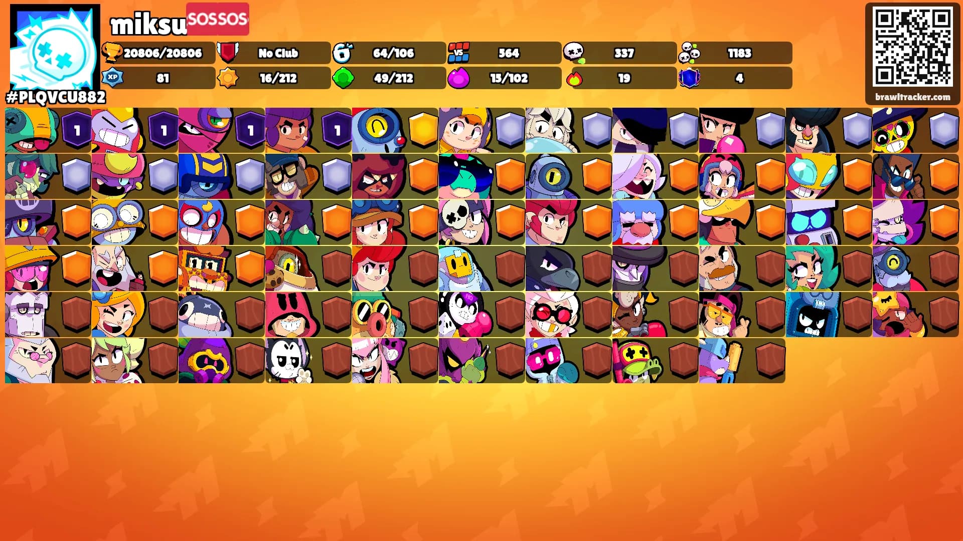 miksu🆘🆘's Ranks