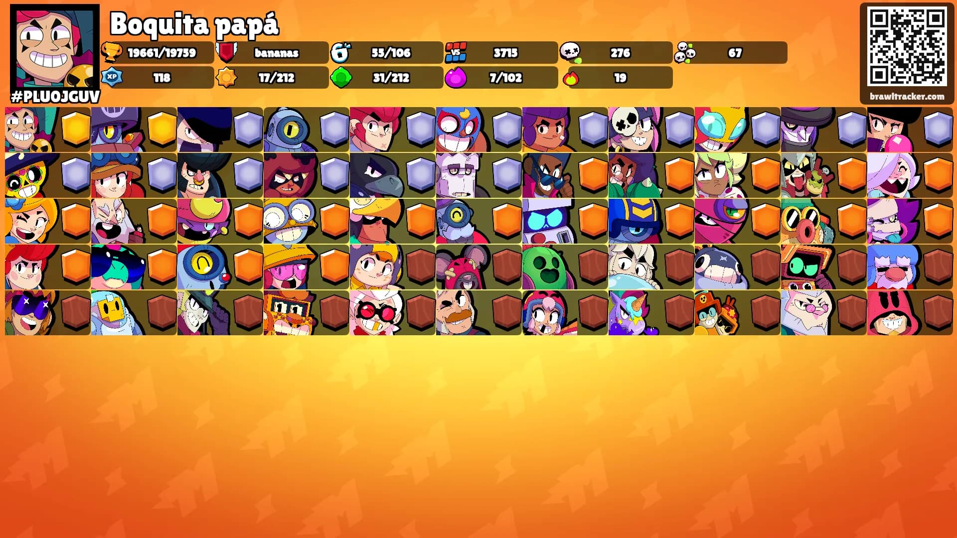 Boquita papá's Ranks