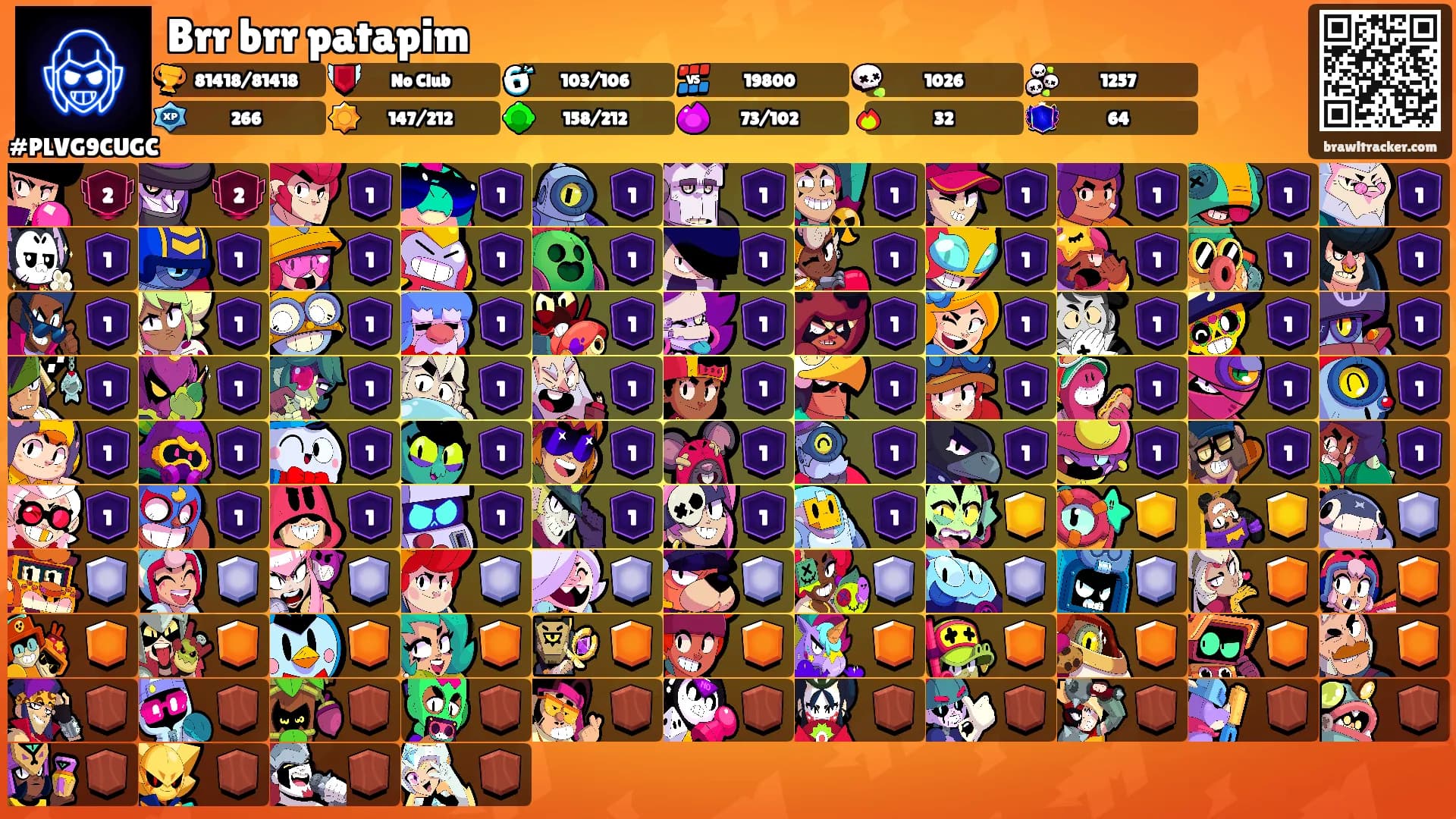 Brr brr patapim's Ranks
