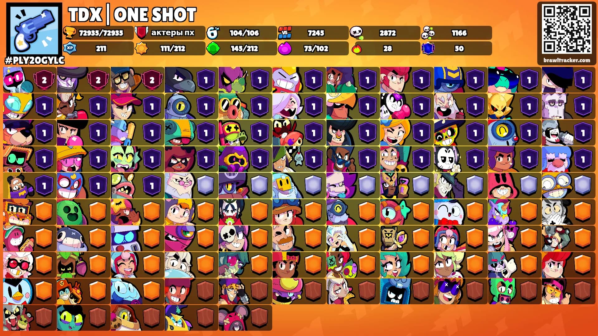 TDX|ONE SHOT's Ranks