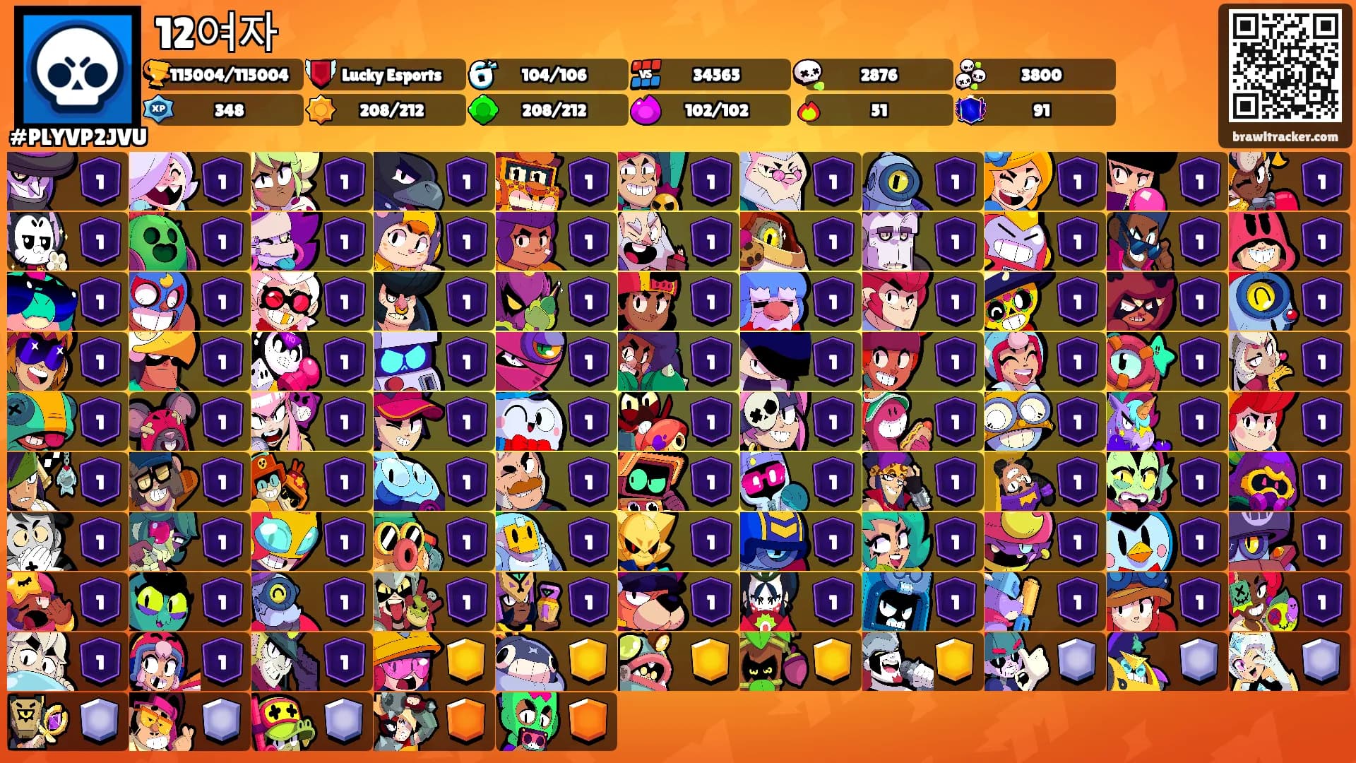 12여자's Ranks