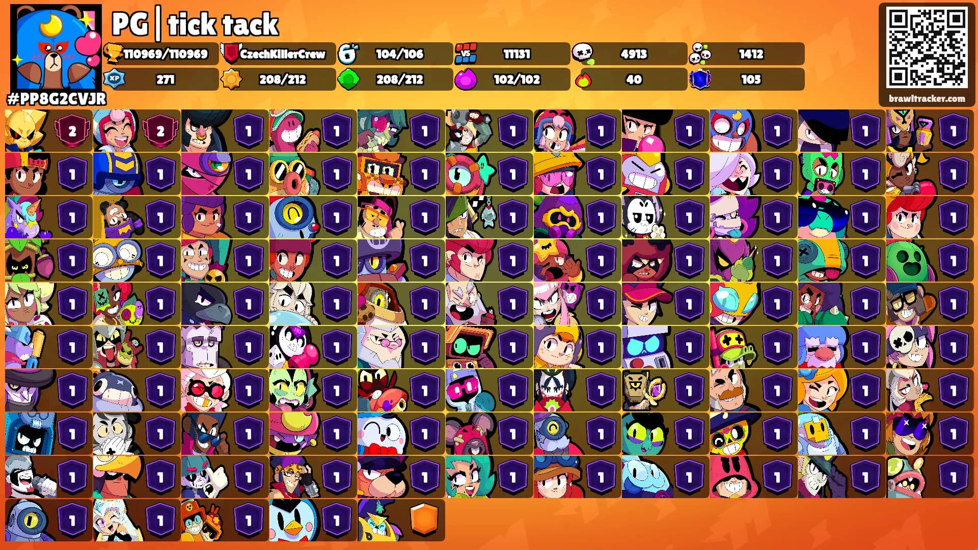 PG|tick tack's Ranks