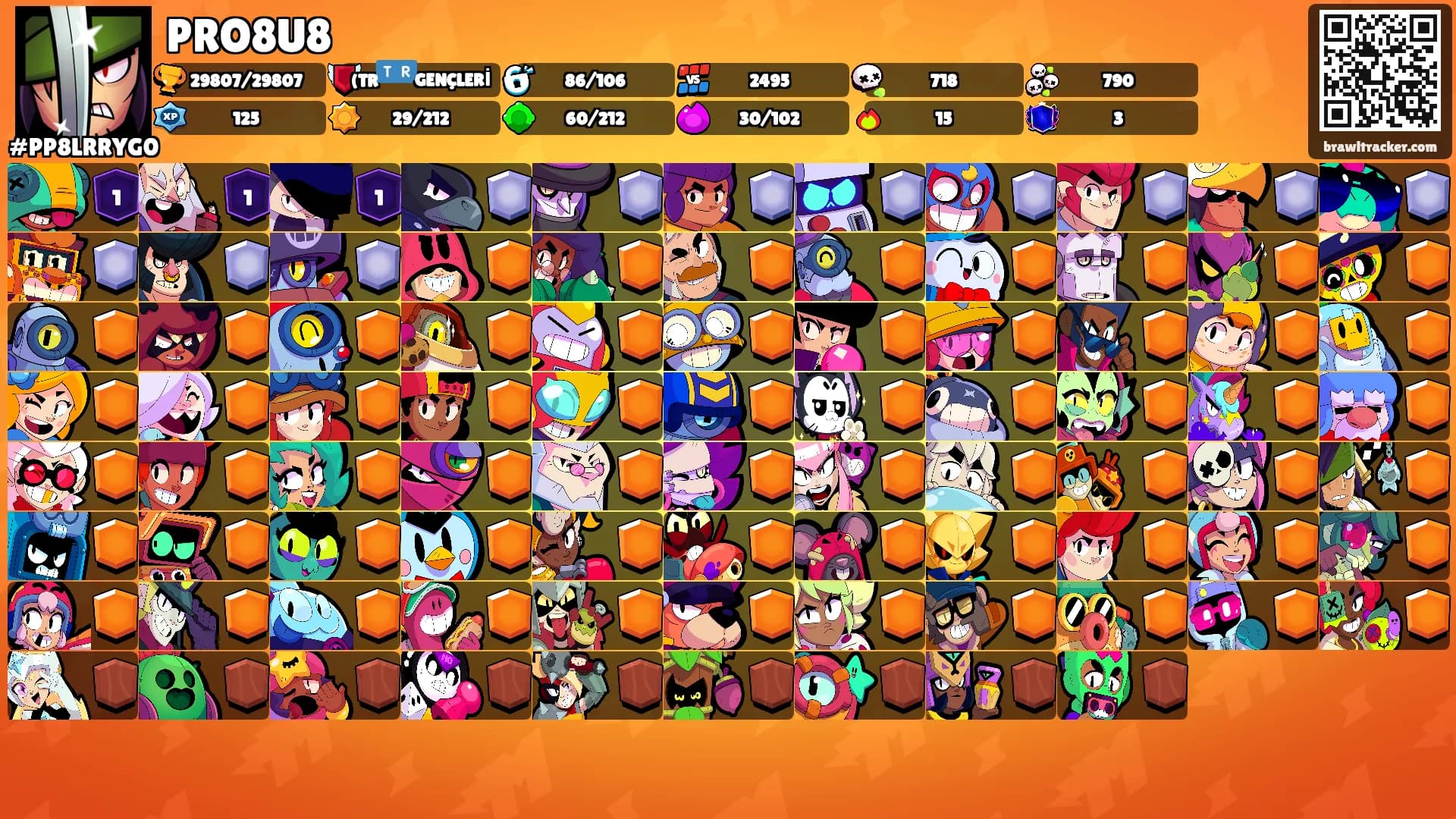 PRO8U8's Ranks