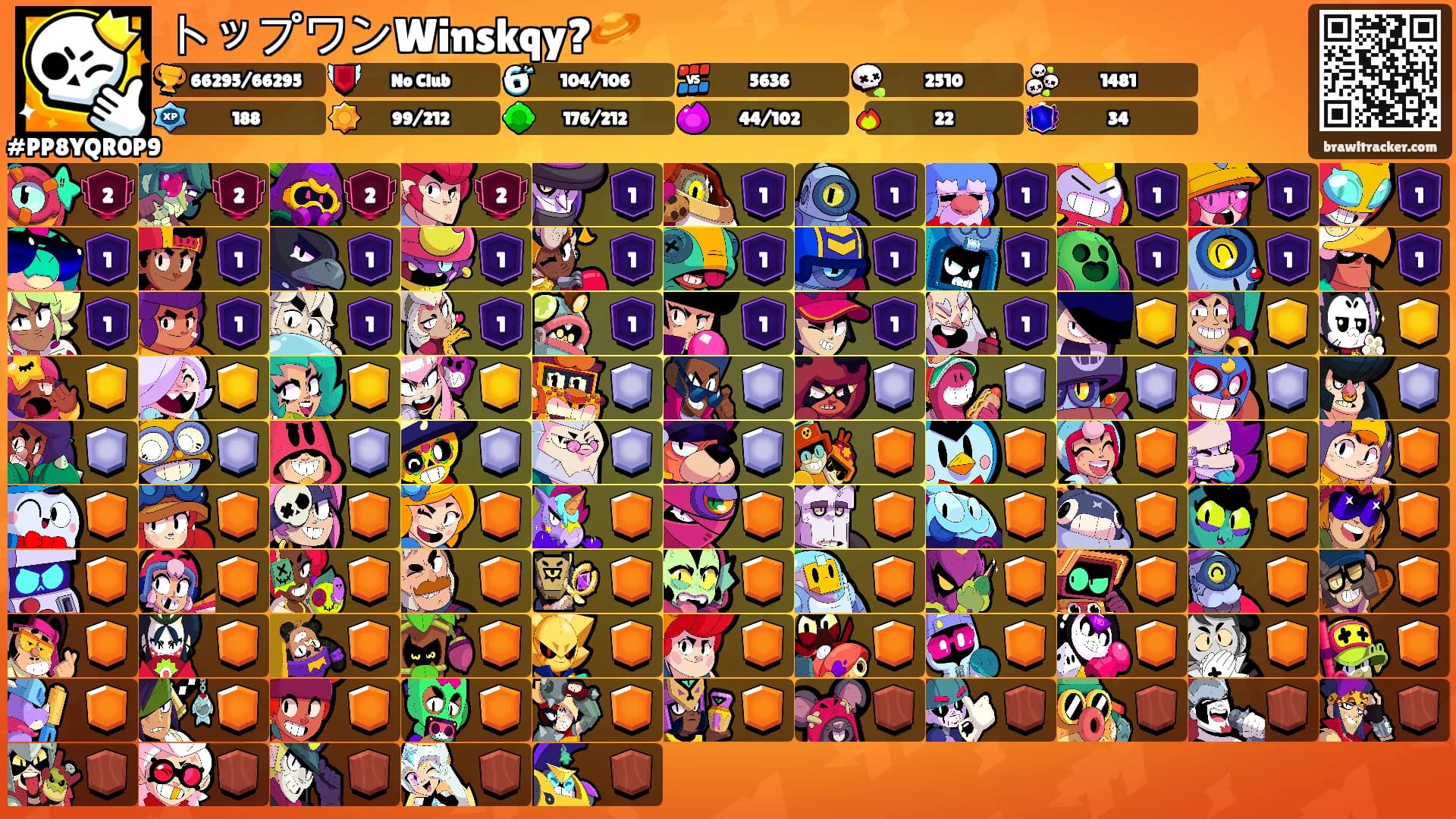 トップワンWinskqy?🪐's Ranks