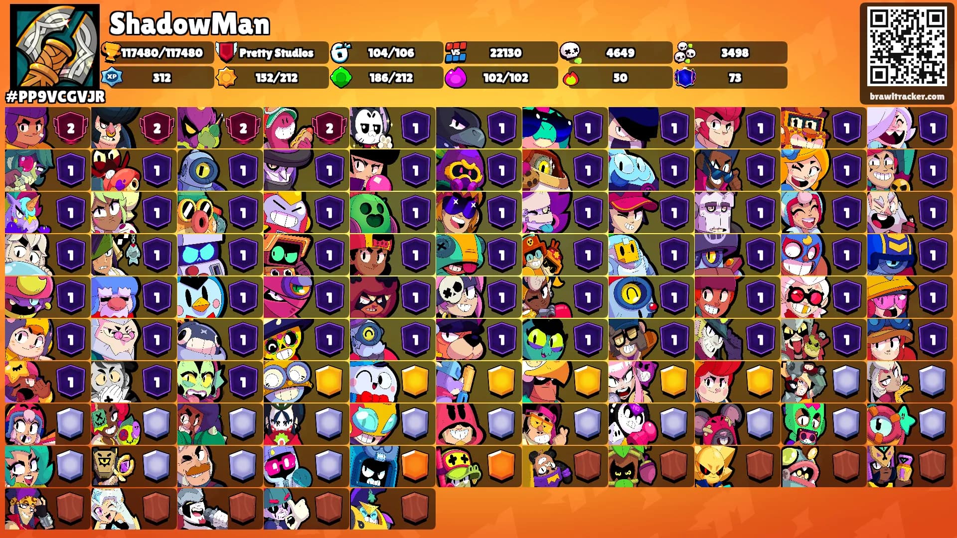 ShadowMan's Ranks