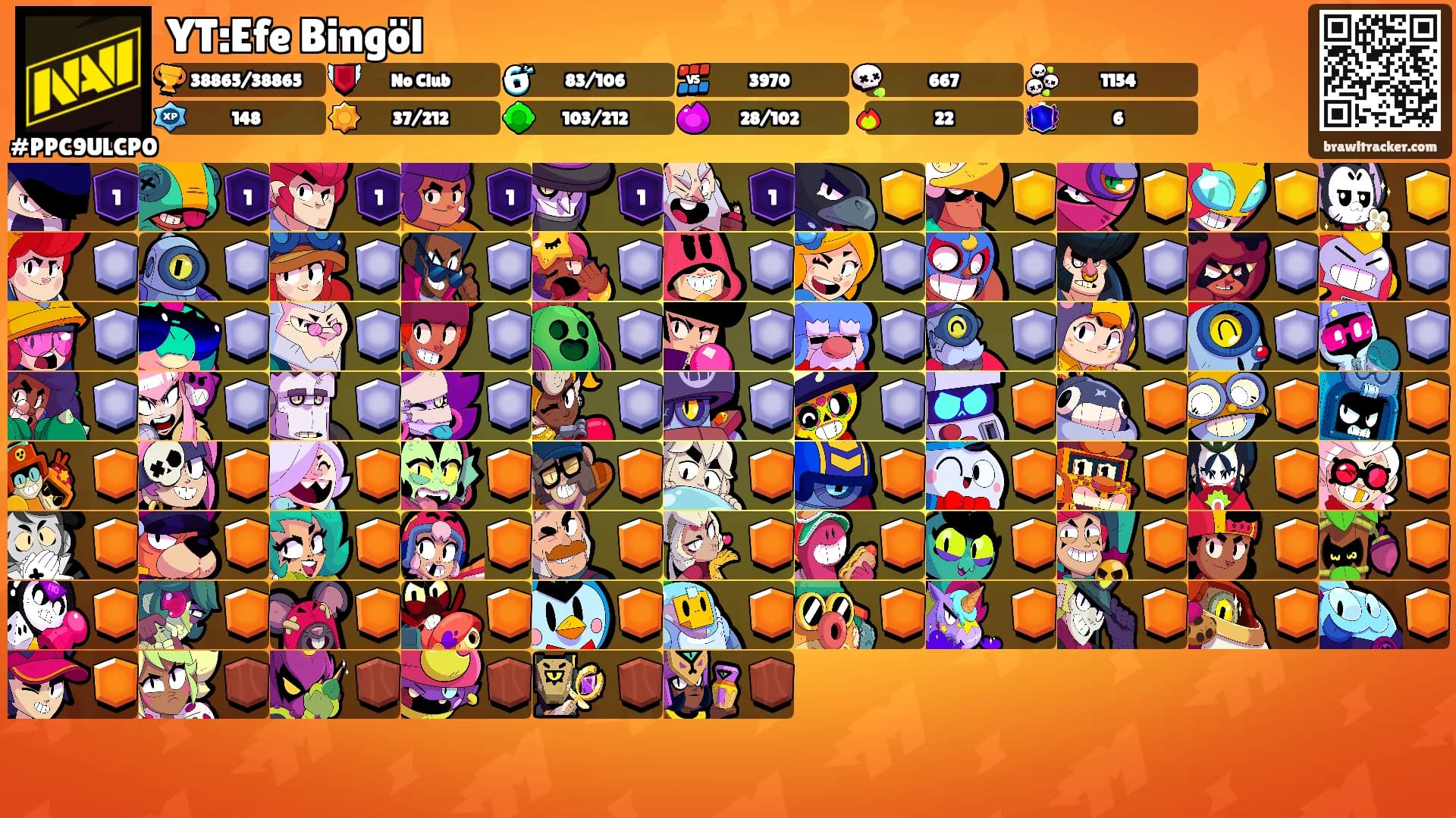 YT:Efe Bingöl's Ranks