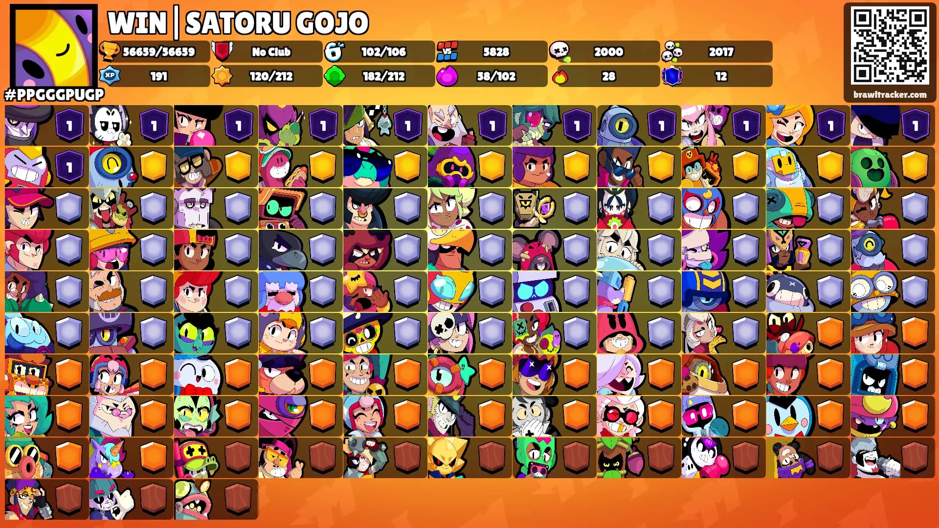 WIN|SATORU GOJO's Ranks