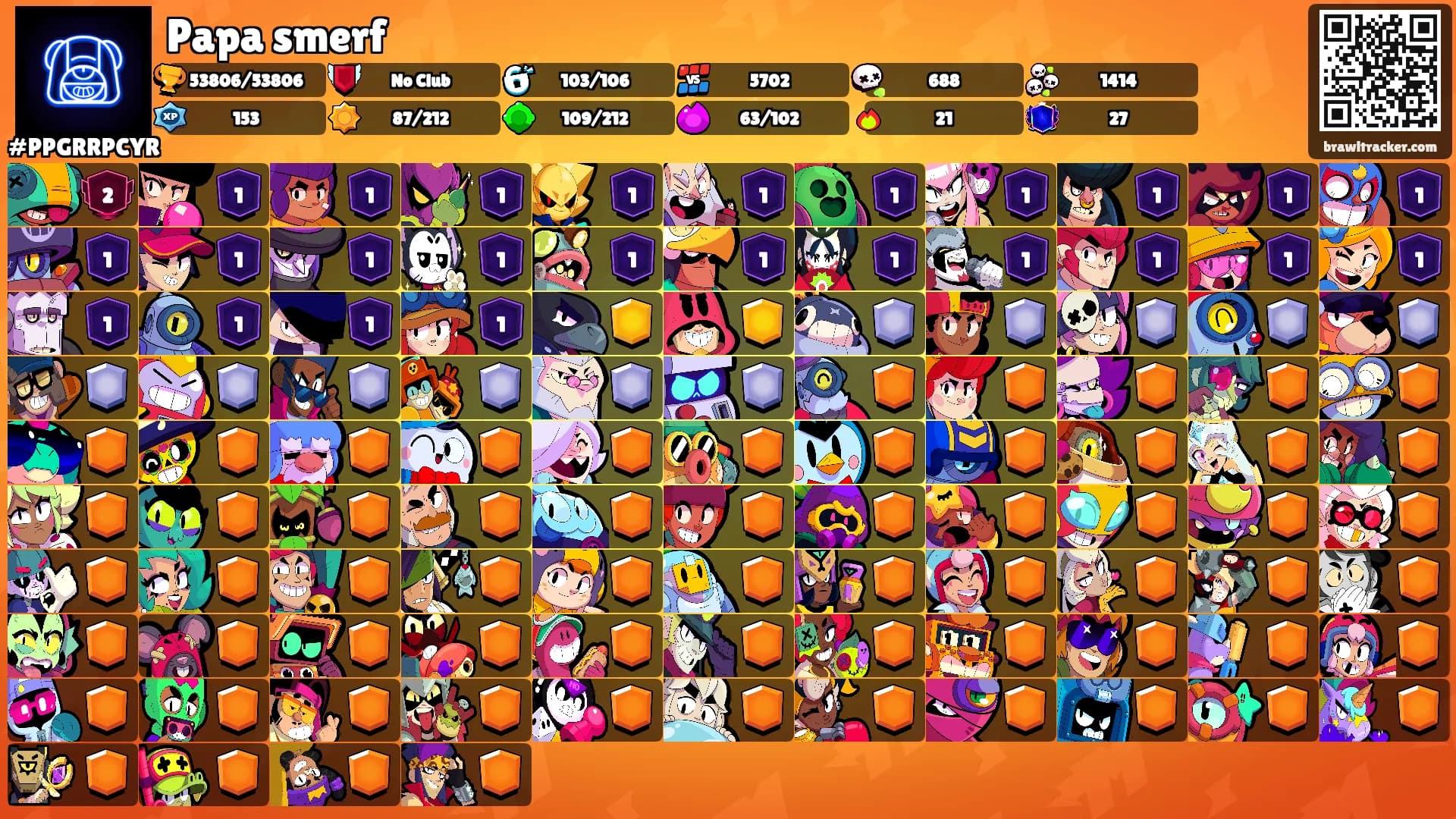 Papa smerf's Ranks