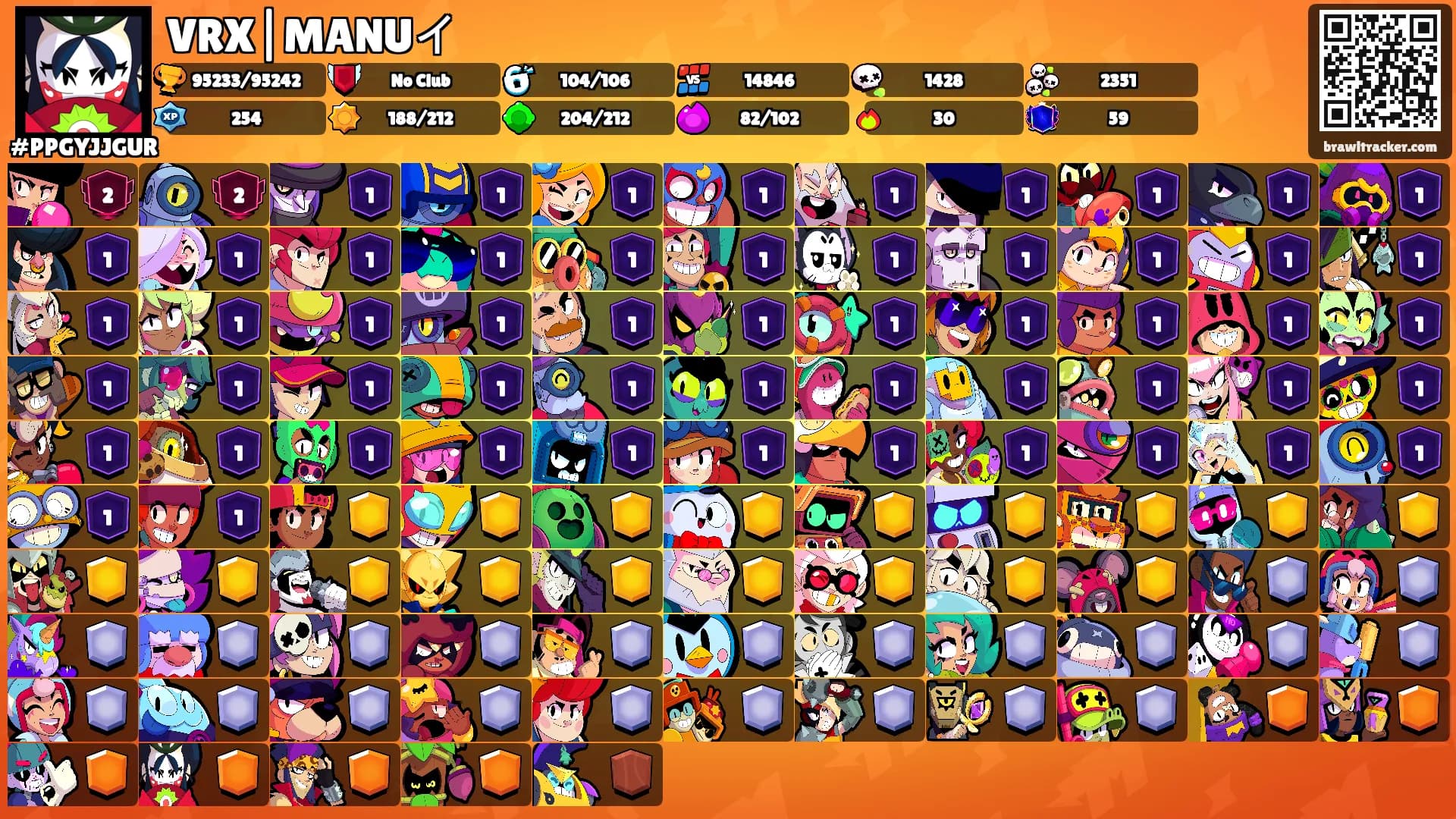 VRX|MANUイ's Ranks
