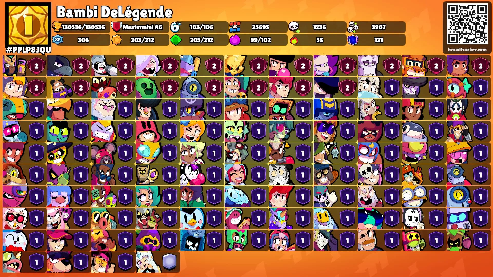 Bambi DeLégende's Ranks