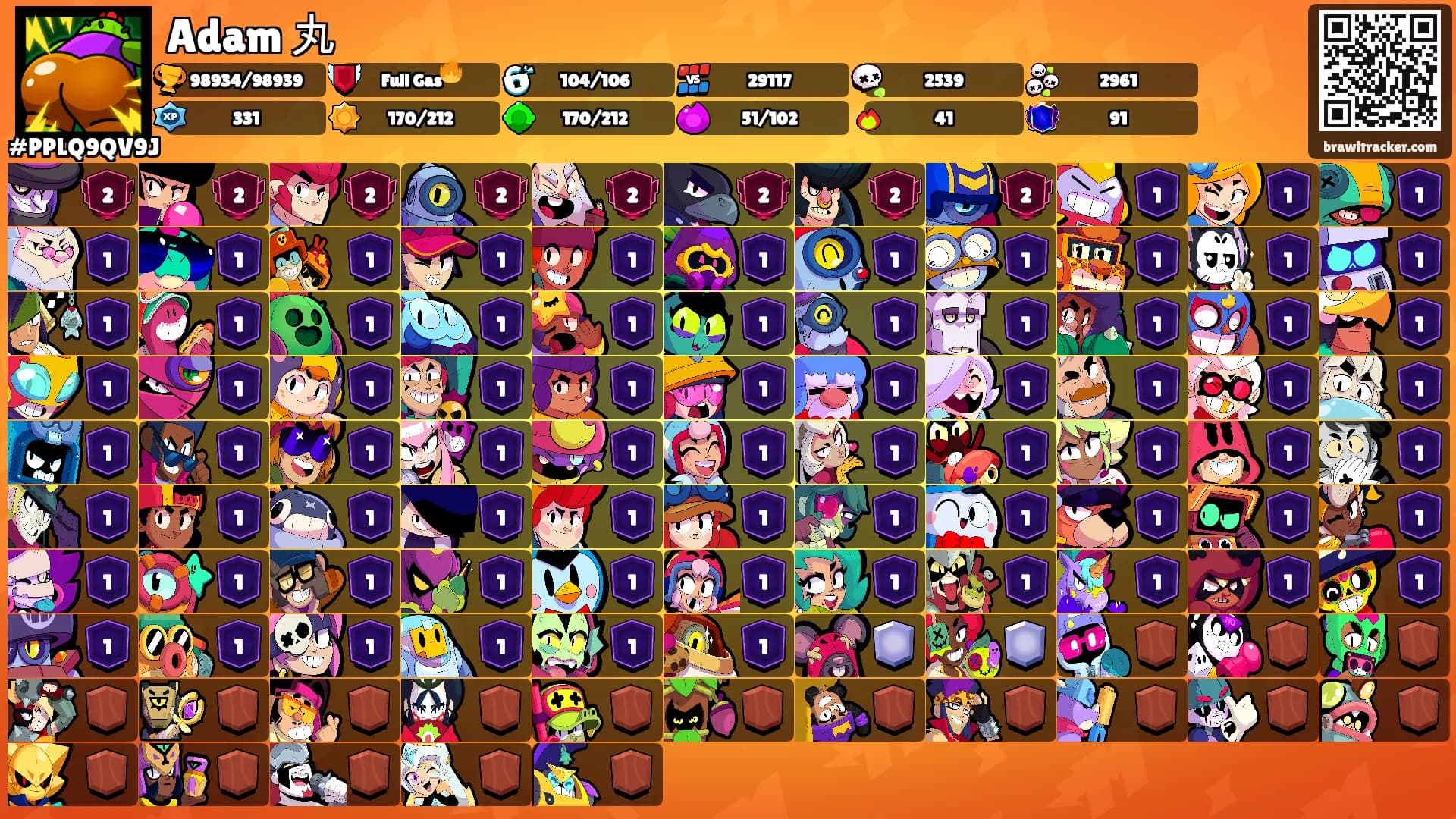 Adam 丸's Ranks