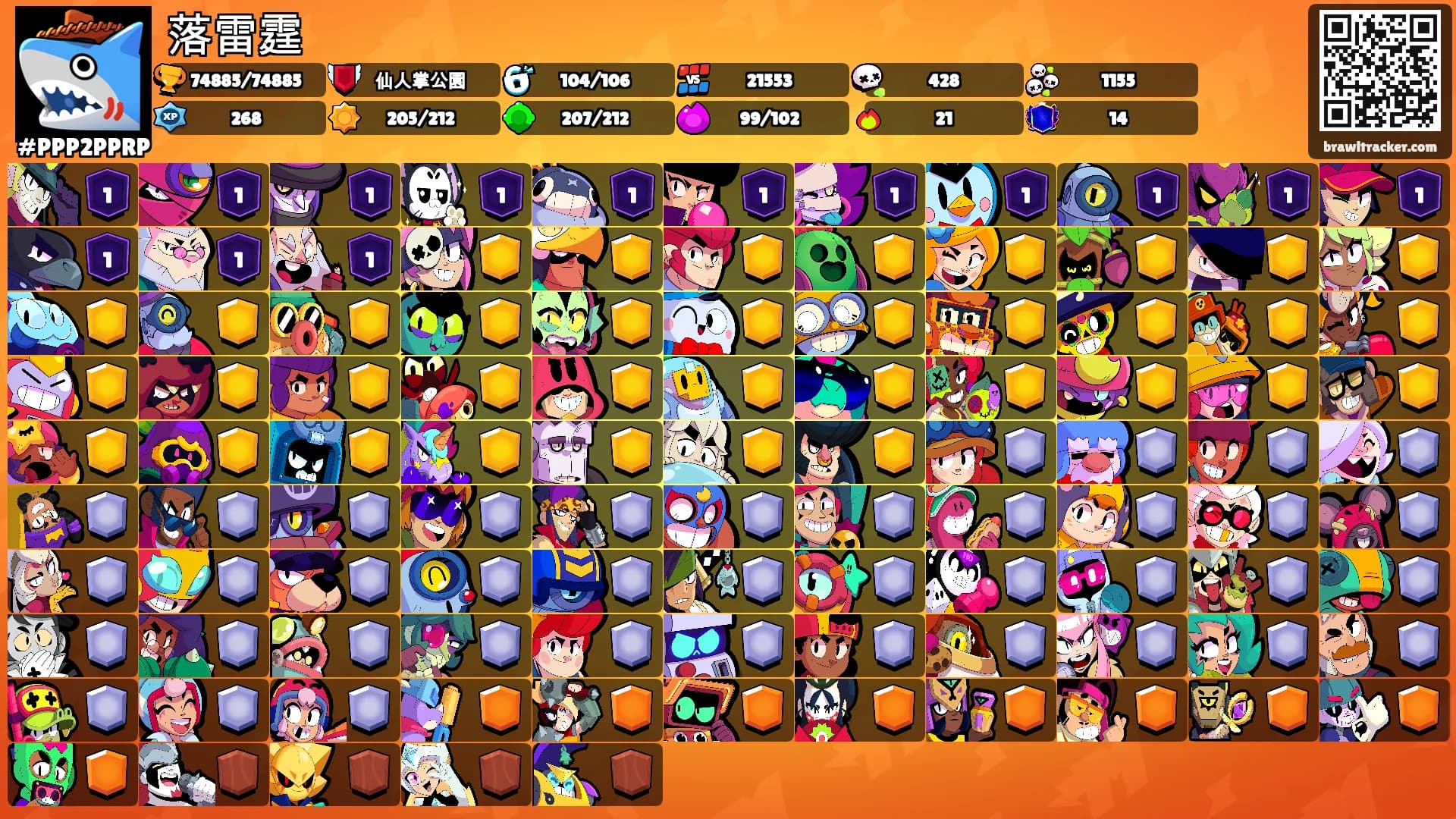 落雷霆's Ranks