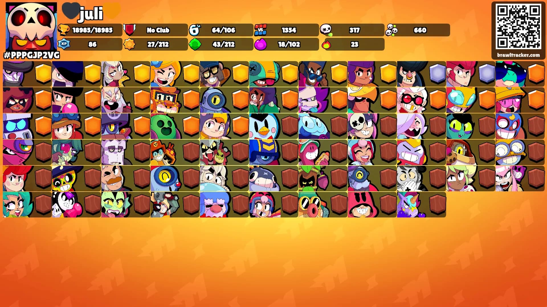 🖤juli🧡's Ranks