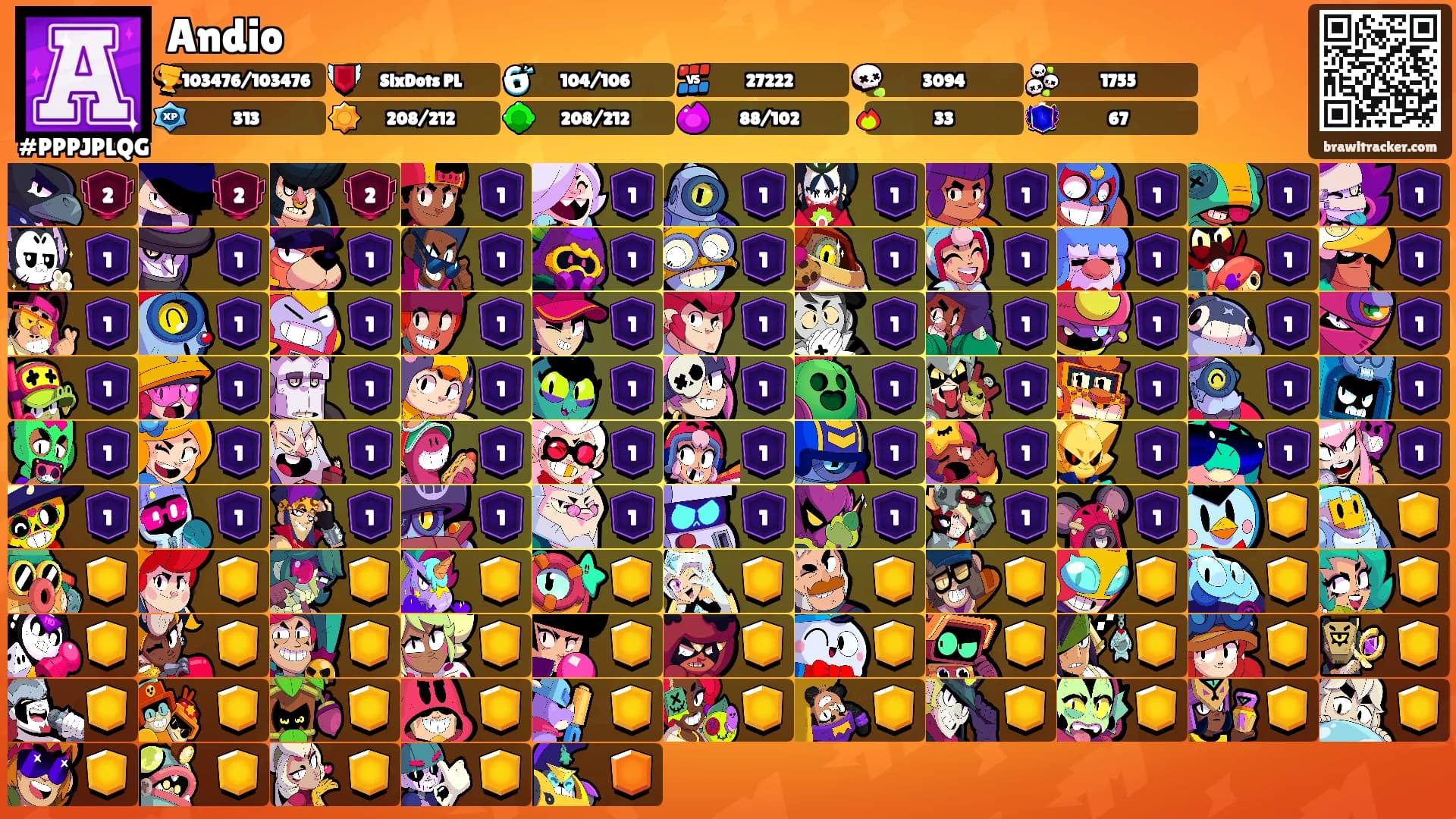 Andio's Ranks
