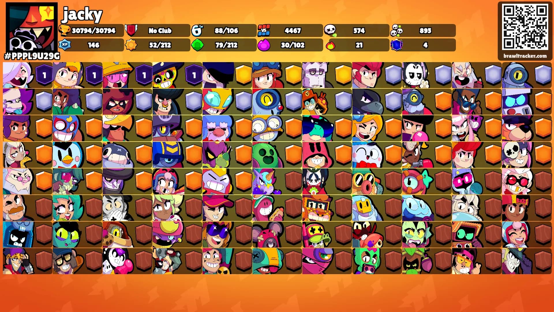 jacky's Ranks
