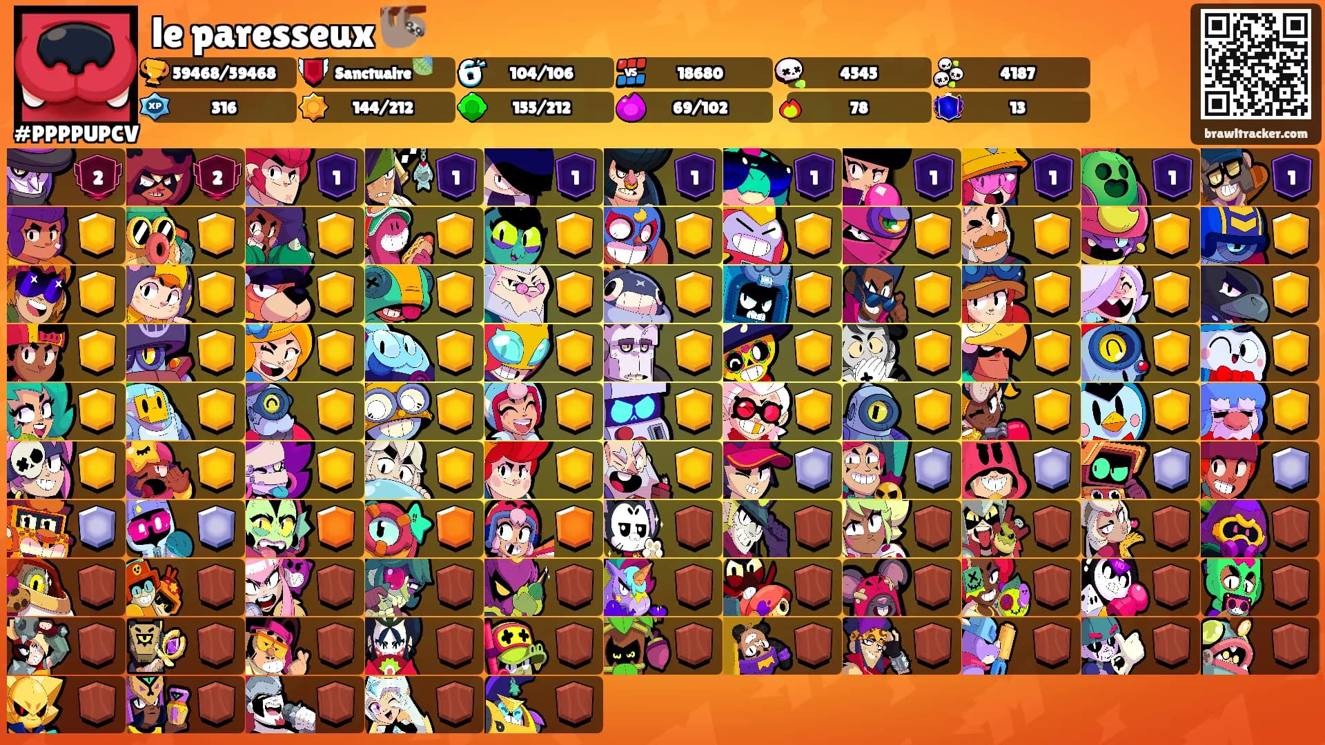 le paresseux 🦥's Ranks