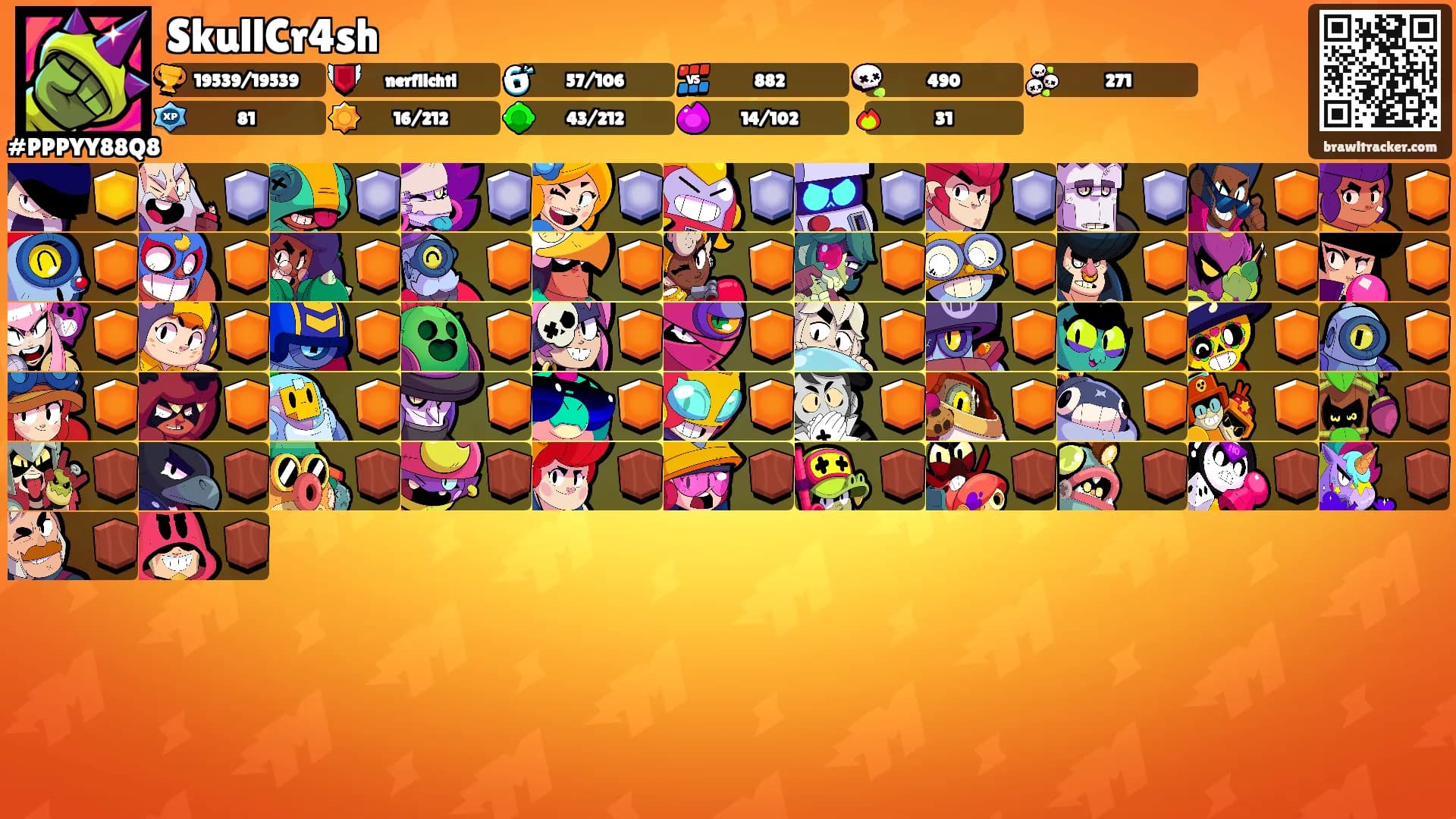SkullCr4sh's Ranks