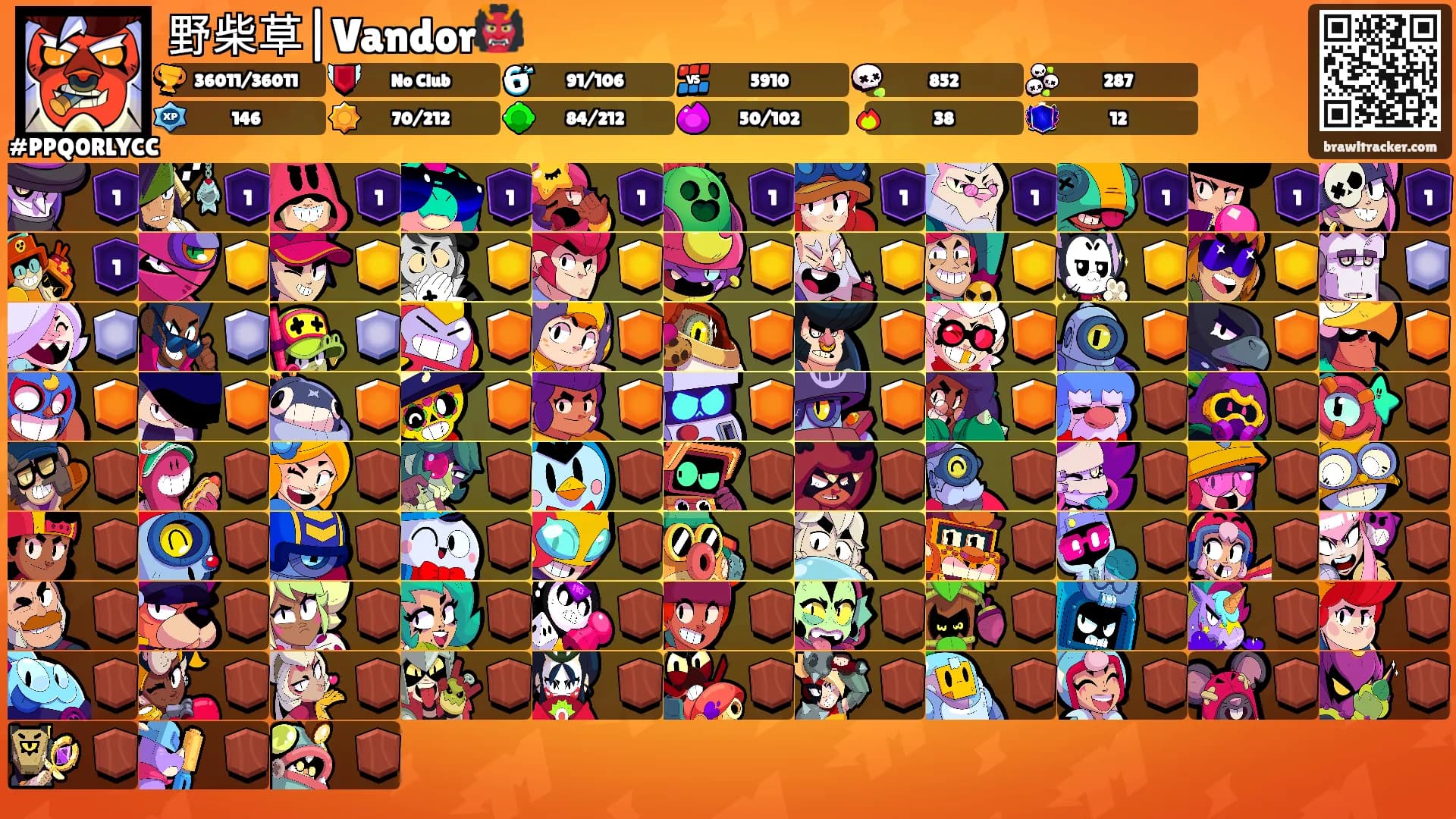野柴草|Vandor👹's Ranks